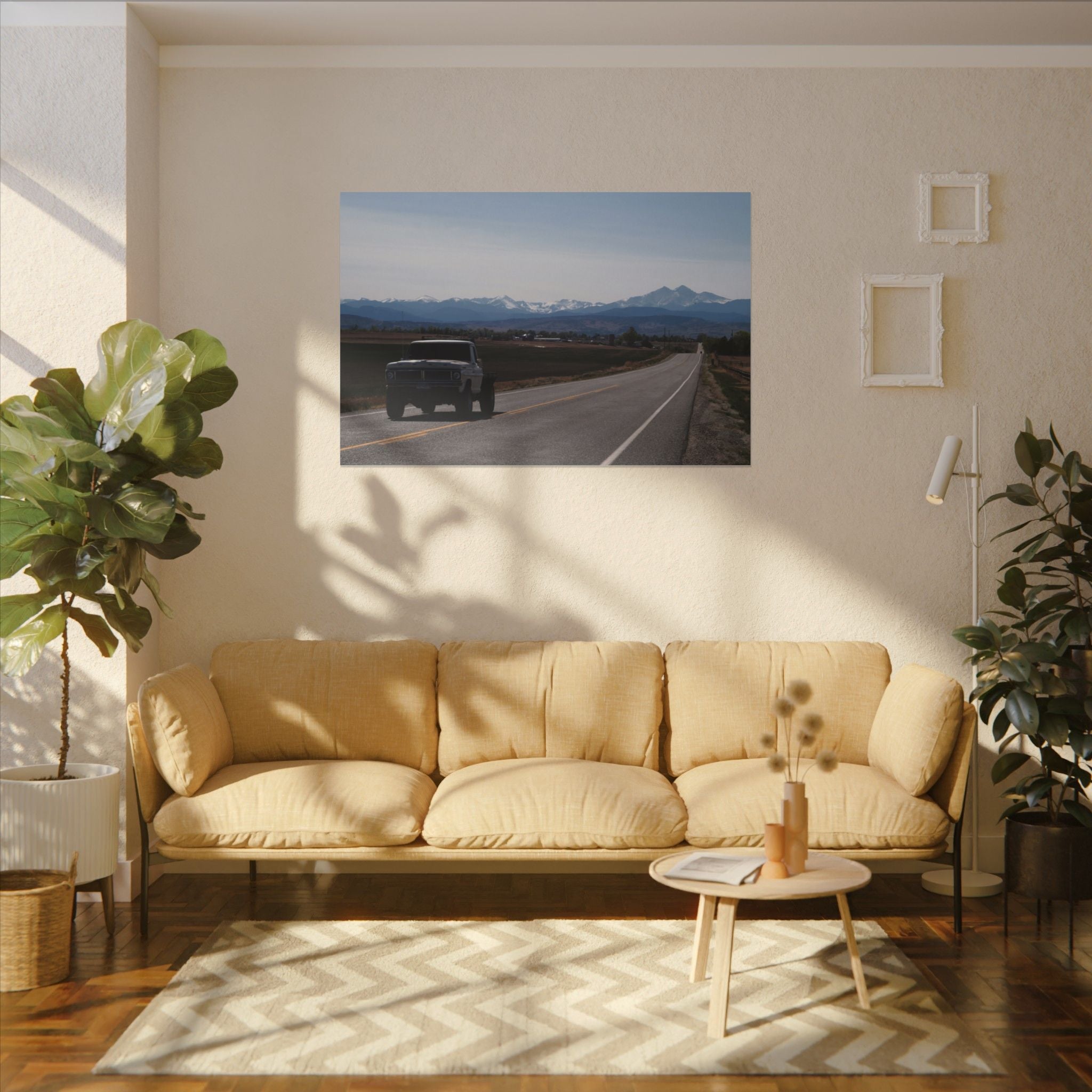 All roads lead to the mountains — Longmont Colorado Wall Art