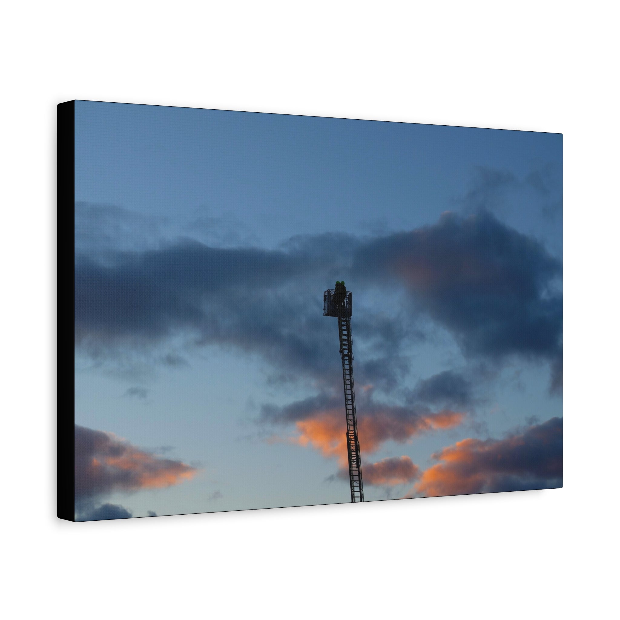 Fire In The Sky Canvas Print — Moody Sky Wall Art