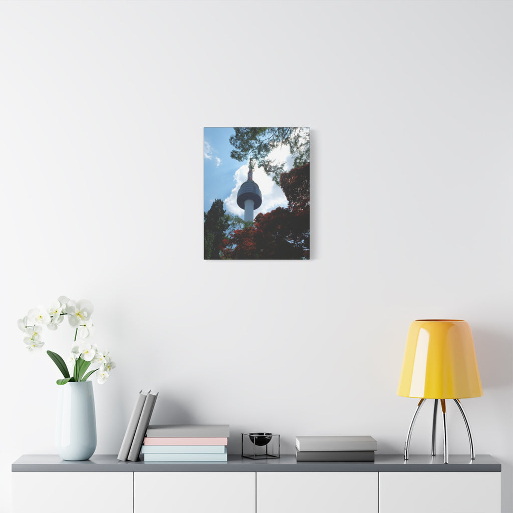 Seoul N Tower Canvas Print — Matte Stretched Wall Art