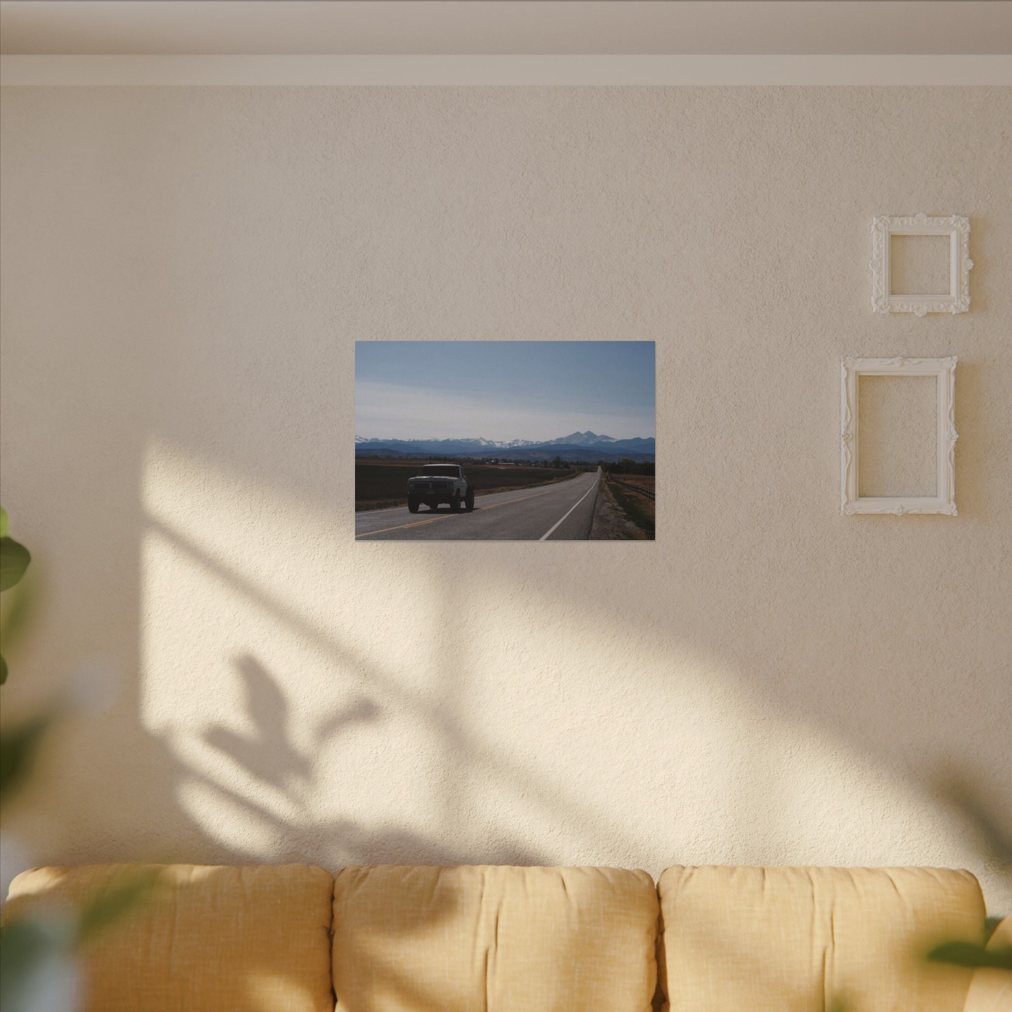 All roads lead to the mountains — Longmont Colorado Wall Art