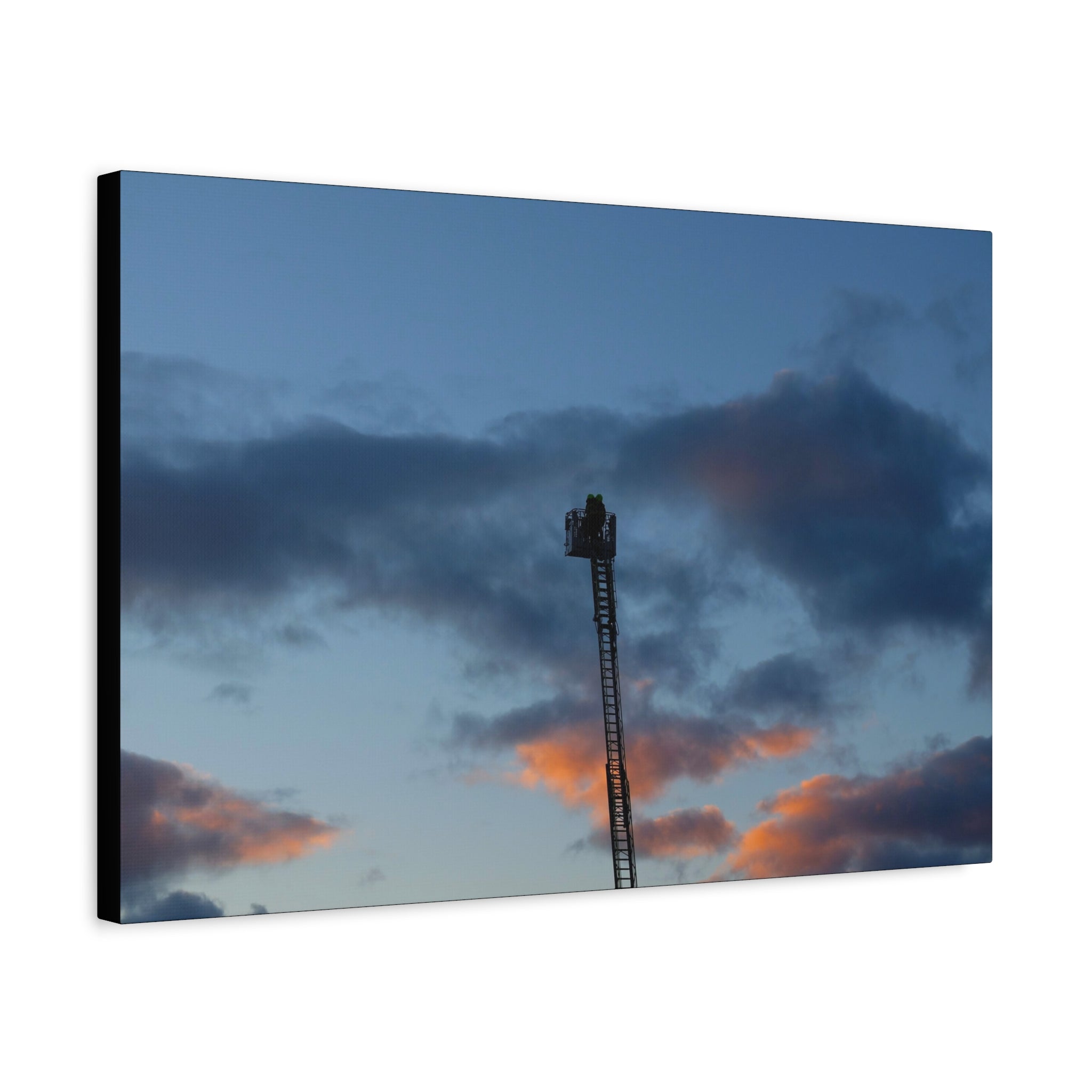 Fire In The Sky Canvas Print — Moody Sky Wall Art