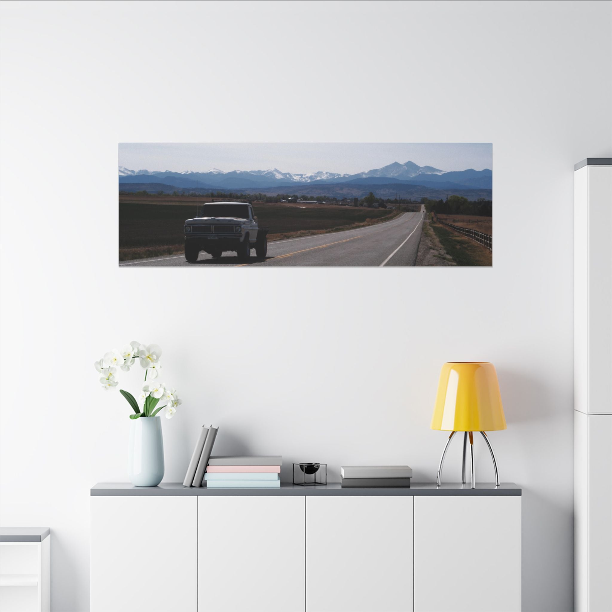 All roads lead to the mountains — Longmont Colorado Wall Art