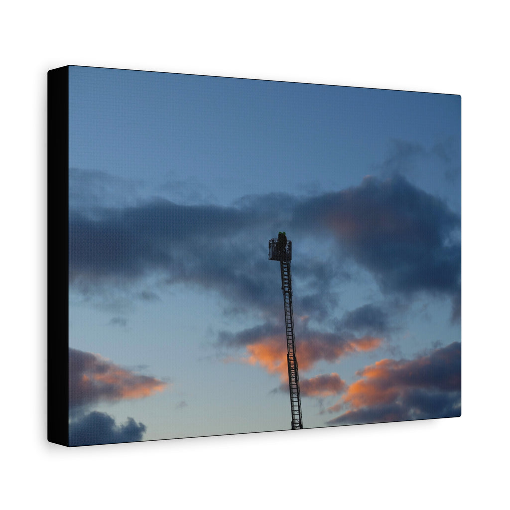 Fire In The Sky Canvas Print — Moody Sky Wall Art