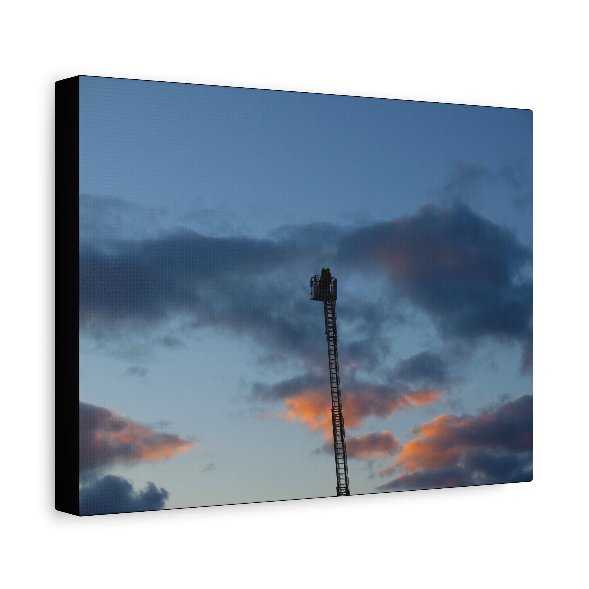 Fire In The Sky Canvas Print — Moody Sky Wall Art