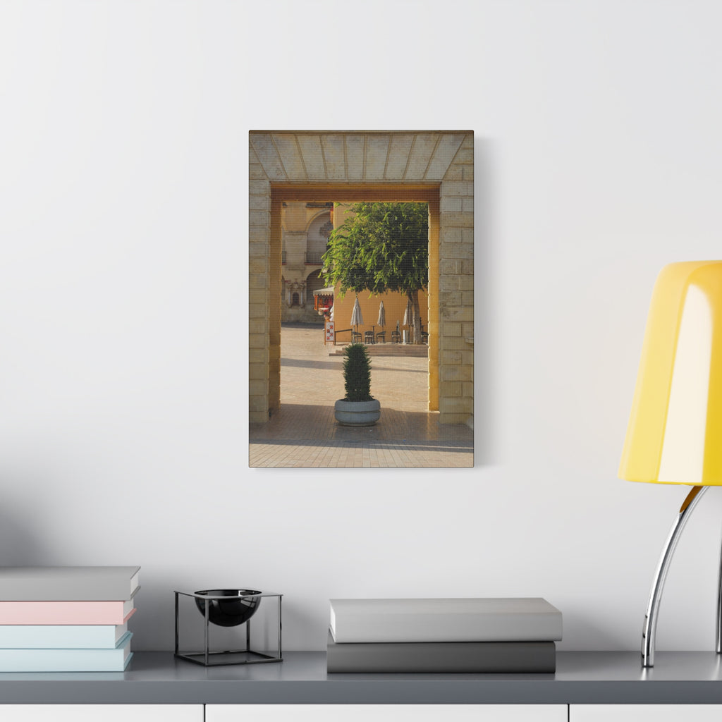 Spanish Archway Canvas Print — Stretched Matte Wall Art