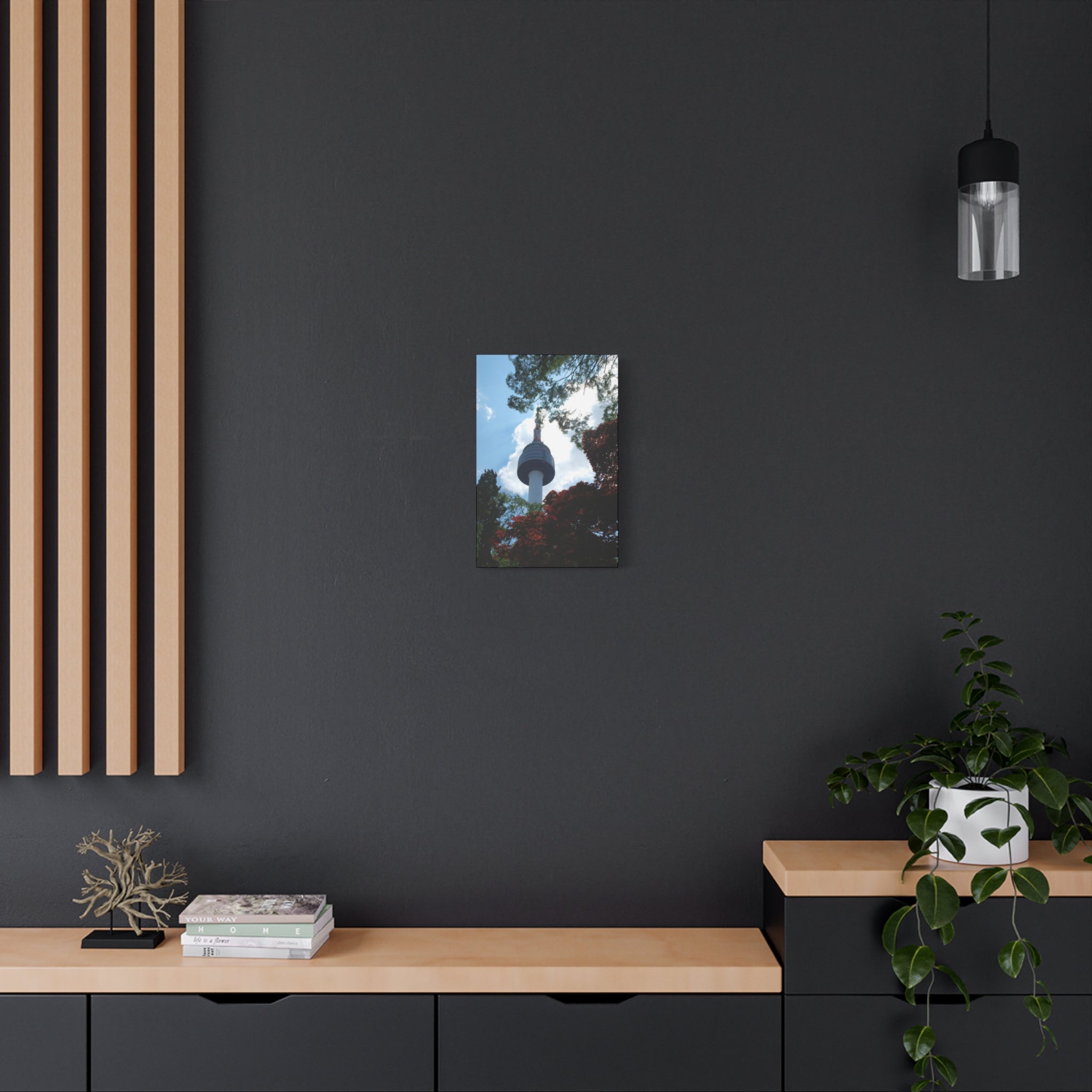 Seoul N Tower Canvas Print — Matte Stretched Wall Art