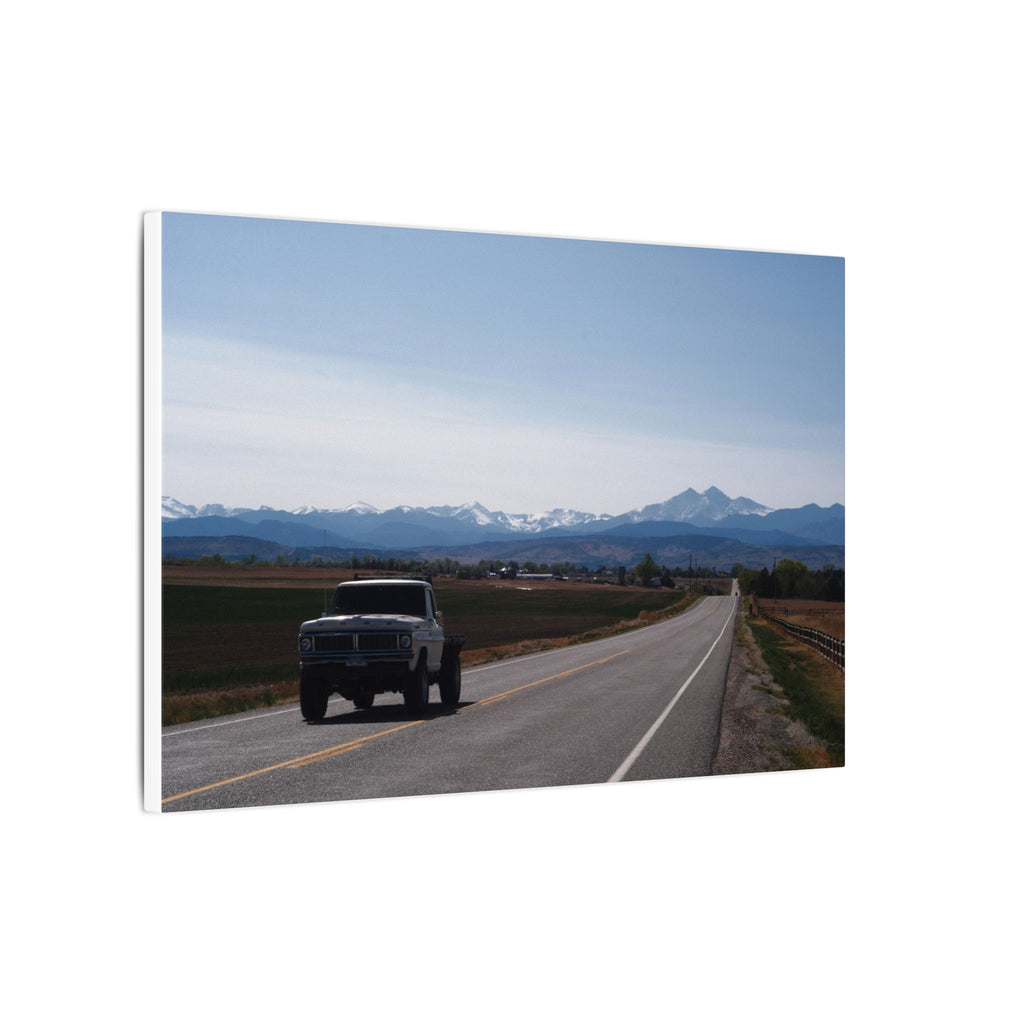 All roads lead to the mountains — Longmont Colorado Wall Art