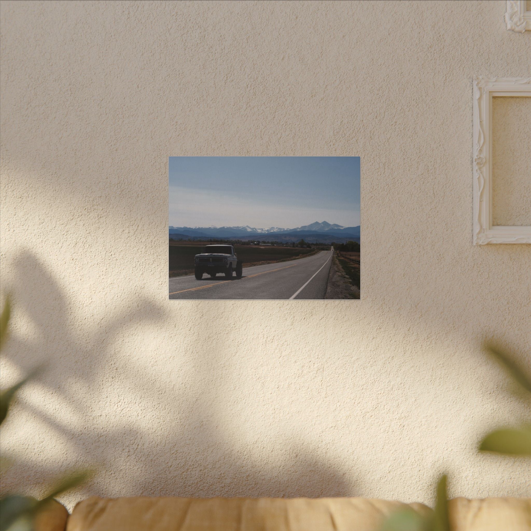 All roads lead to the mountains — Longmont Colorado Wall Art