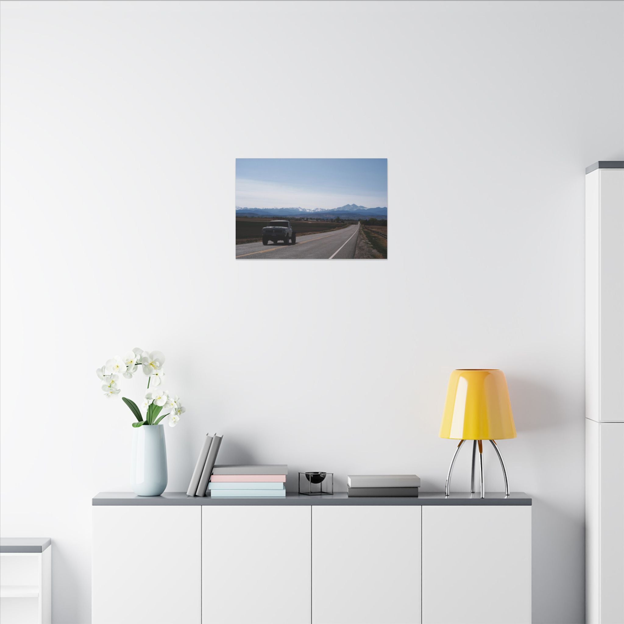 All roads lead to the mountains — Longmont Colorado Wall Art