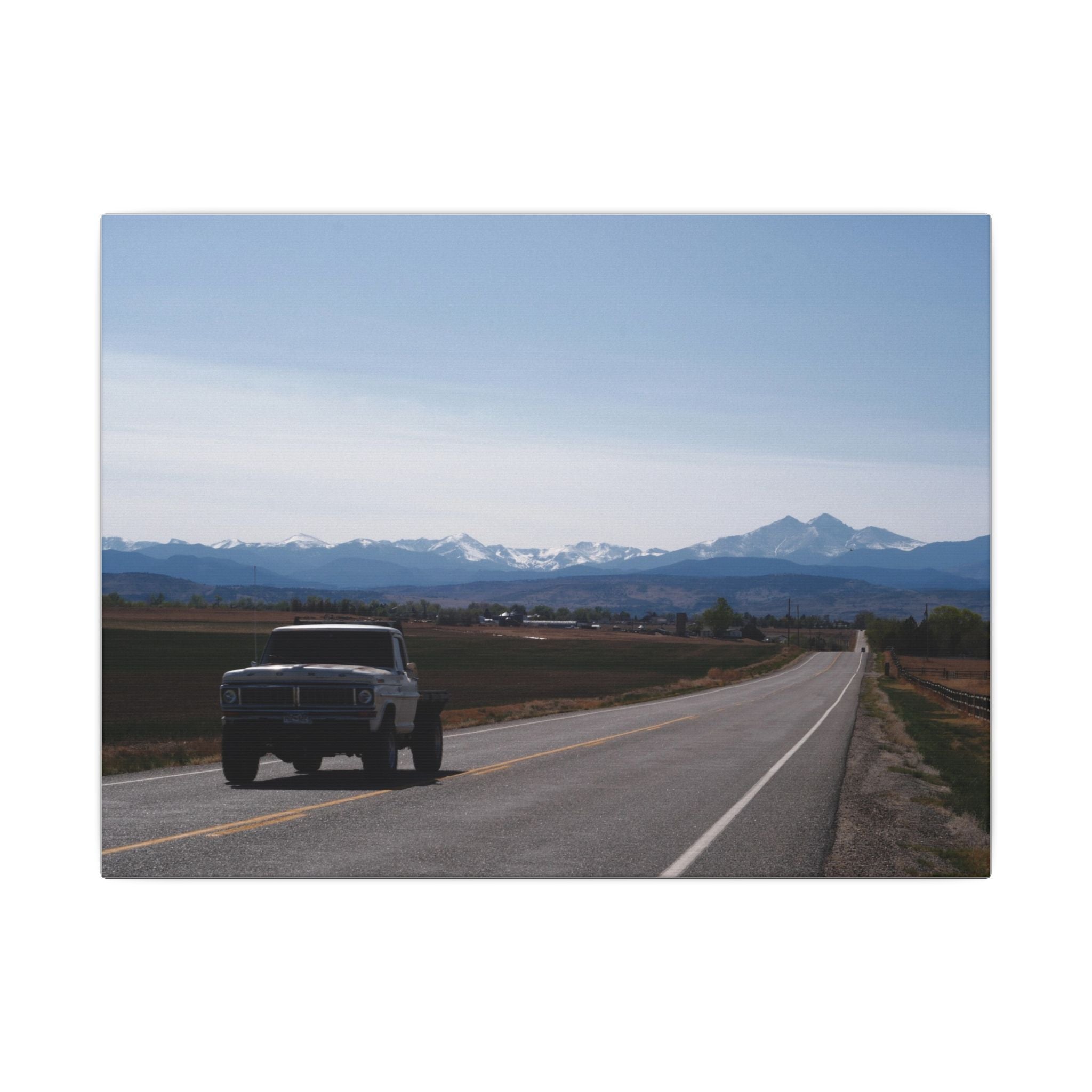 All roads lead to the mountains — Longmont Colorado Wall Art