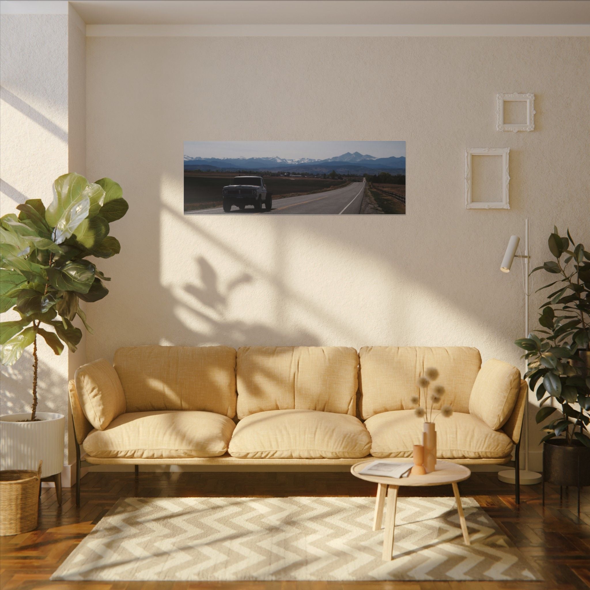 All roads lead to the mountains — Longmont Colorado Wall Art