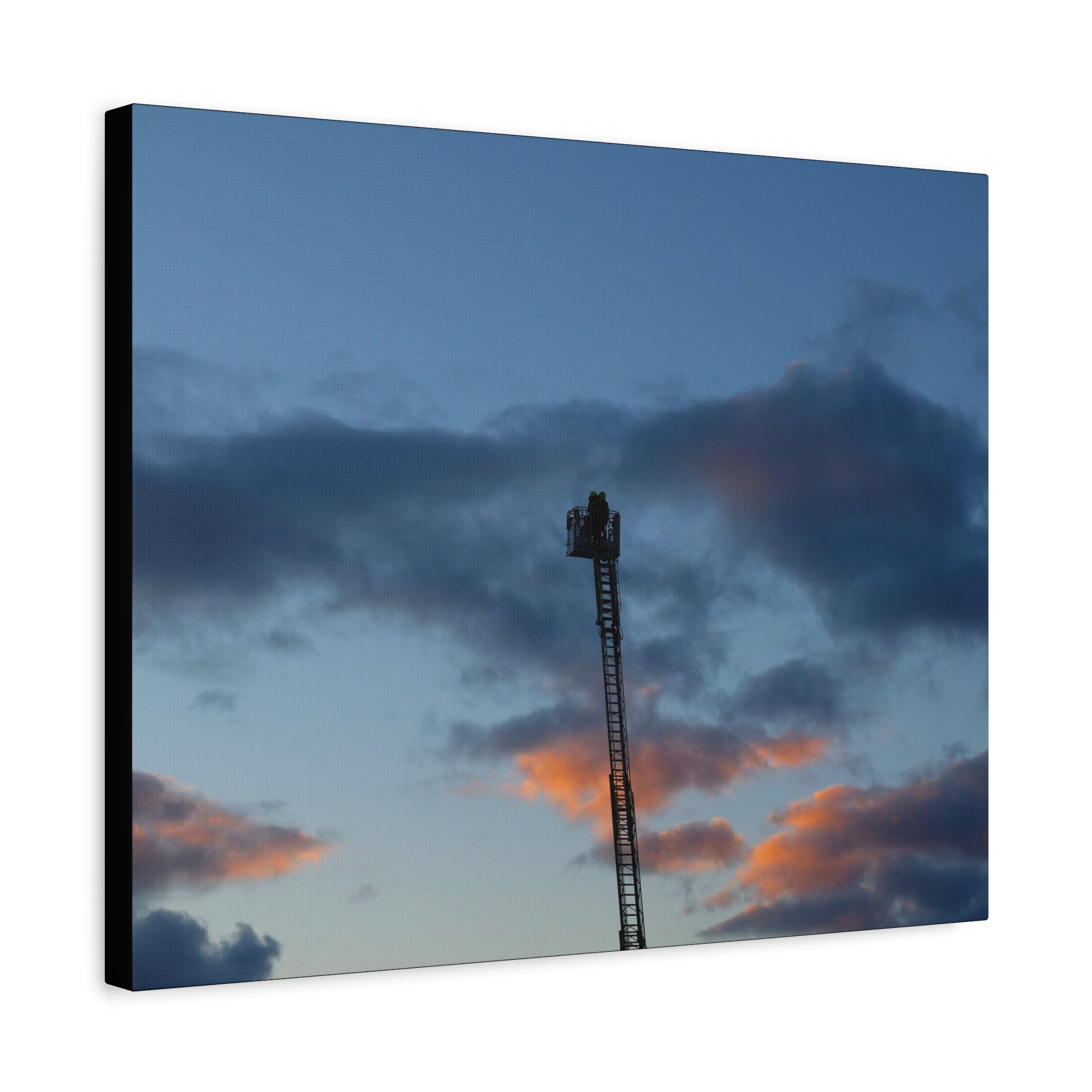 Fire In The Sky Canvas Print — Moody Sky Wall Art