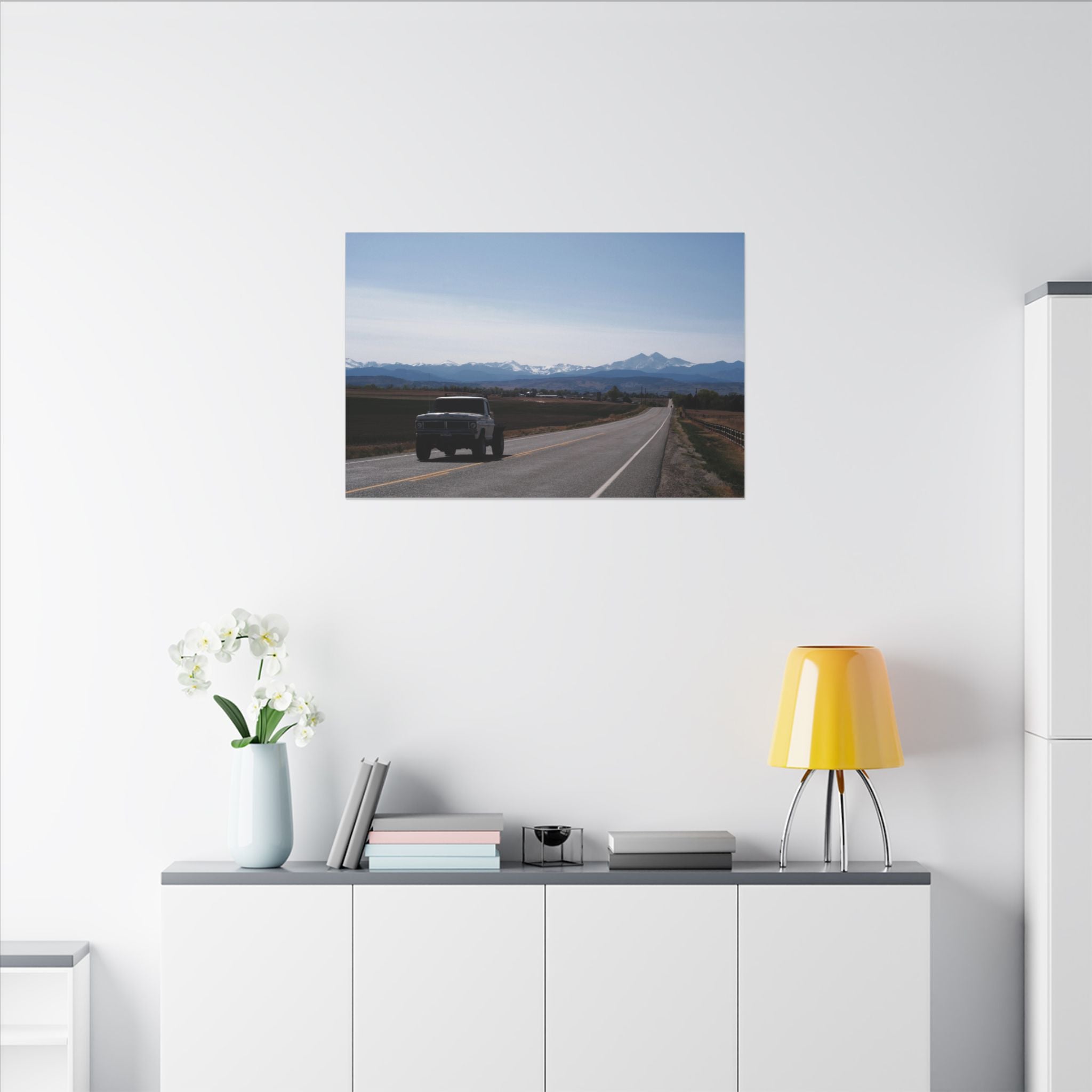 All roads lead to the mountains — Longmont Colorado Wall Art
