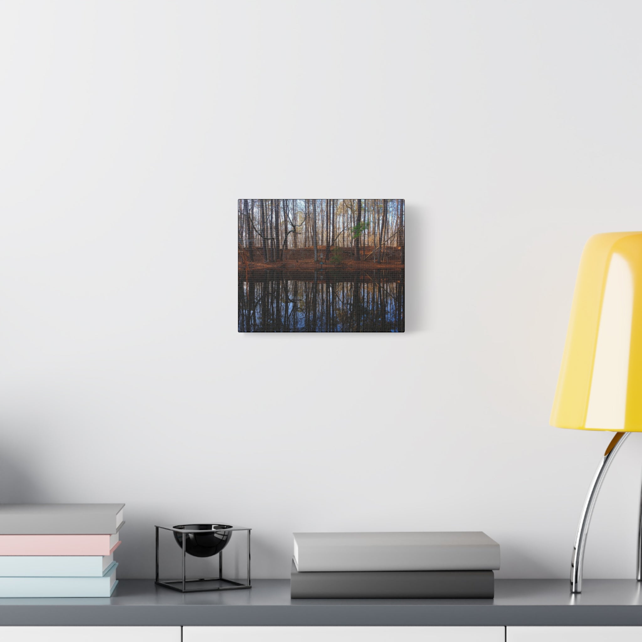 Woodland Reflection Matte Canvas Art – Stretched 1.25" Wall Decor