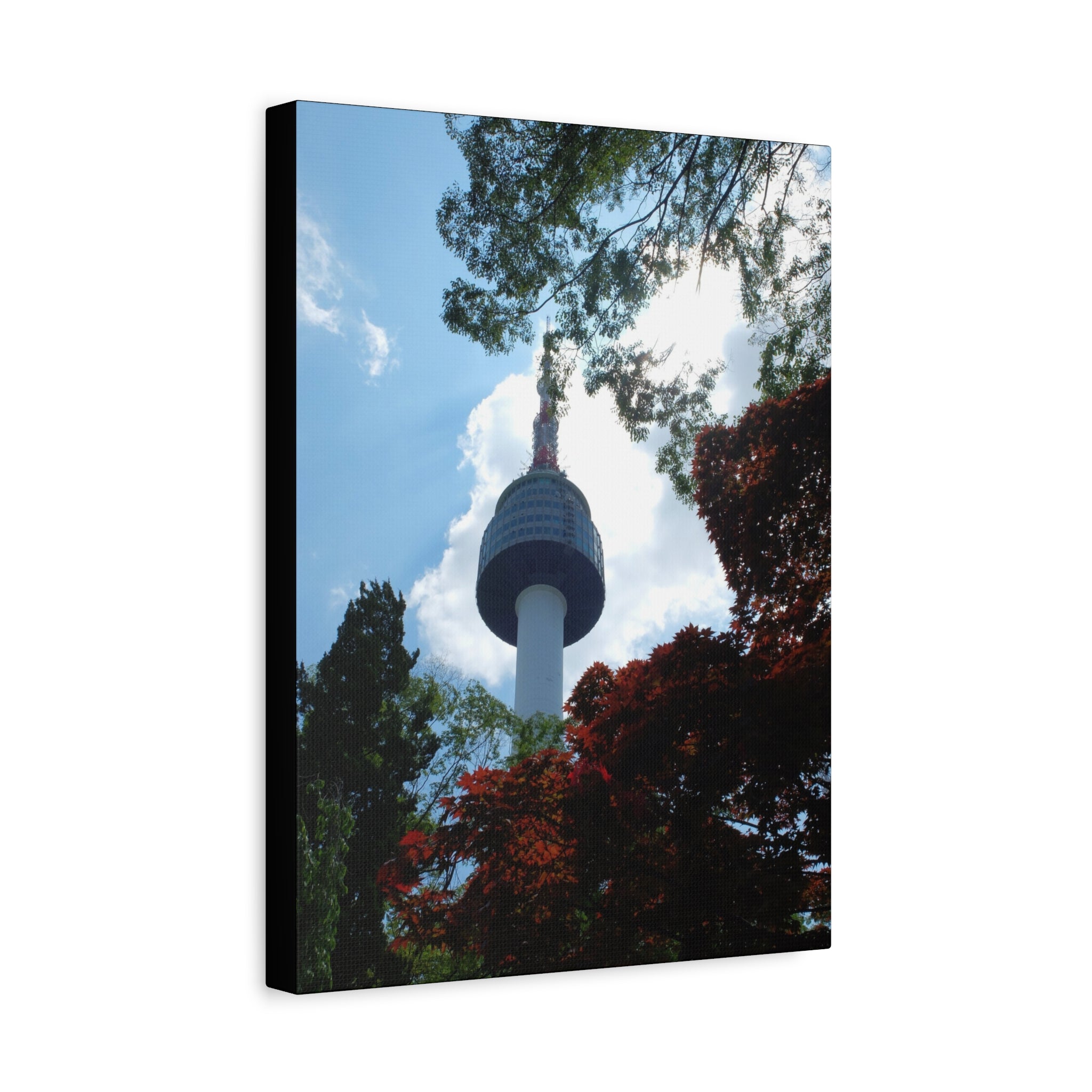 Seoul N Tower Canvas Print — Matte Stretched Wall Art