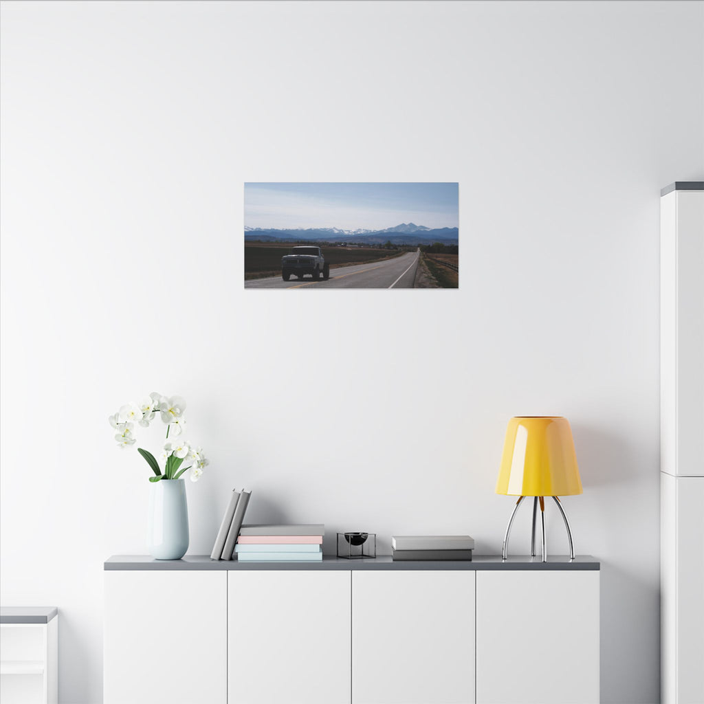 All roads lead to the mountains — Longmont Colorado Wall Art