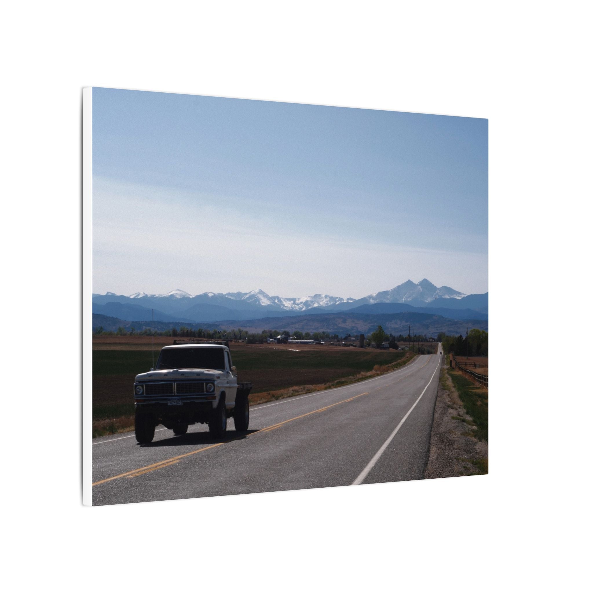 All roads lead to the mountains — Longmont Colorado Wall Art
