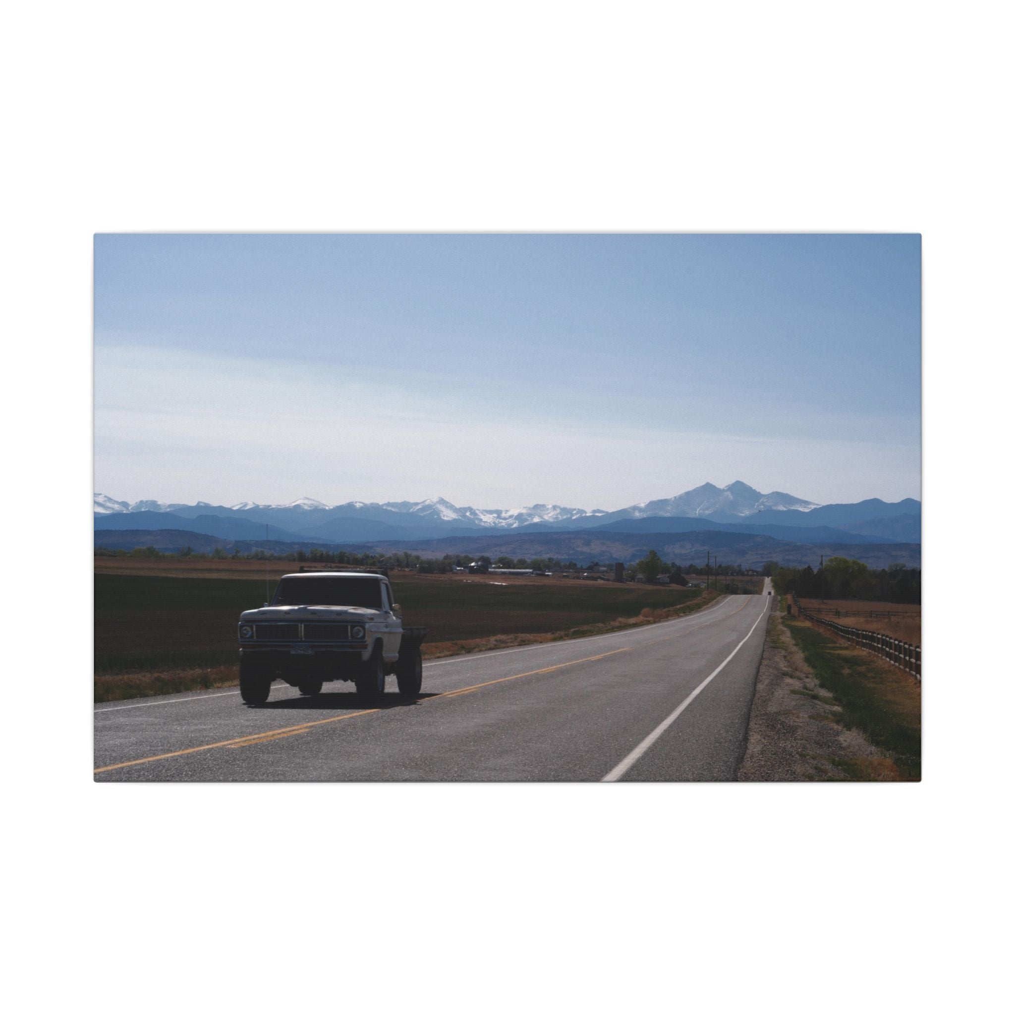 All roads lead to the mountains — Longmont Colorado Wall Art