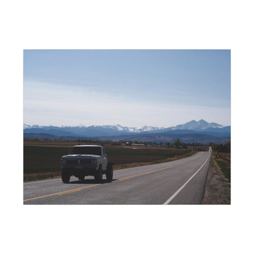 All roads lead to the mountains — Longmont Colorado Wall Art