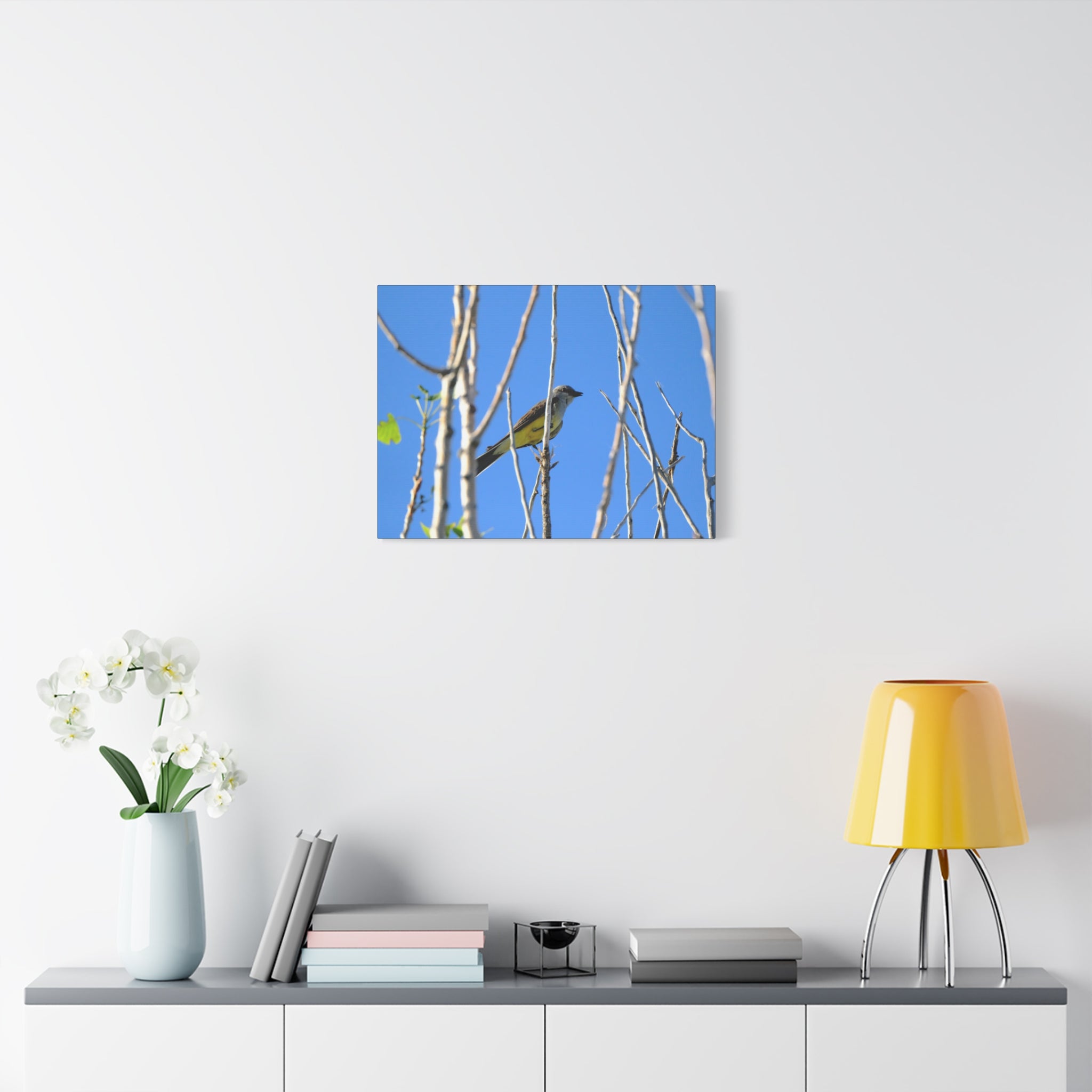 Western King Bird Horizontal Matte Canvas, Stretched, 1.25"
