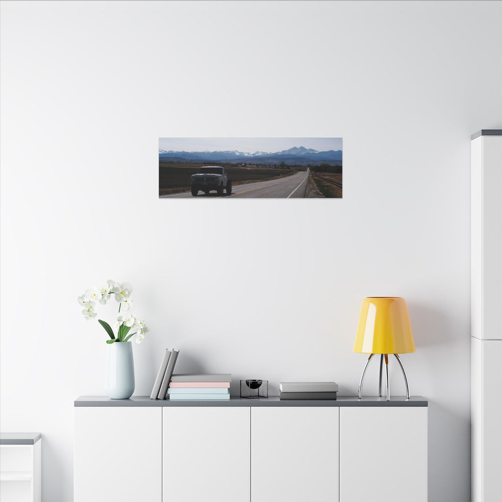 All roads lead to the mountains — Longmont Colorado Wall Art