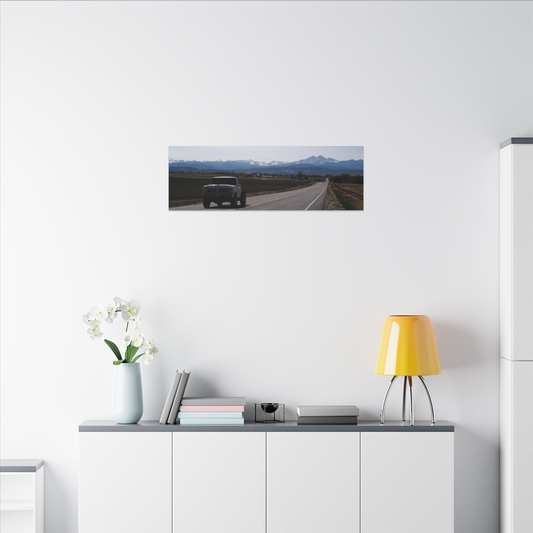 All roads lead to the mountains — Longmont Colorado Wall Art