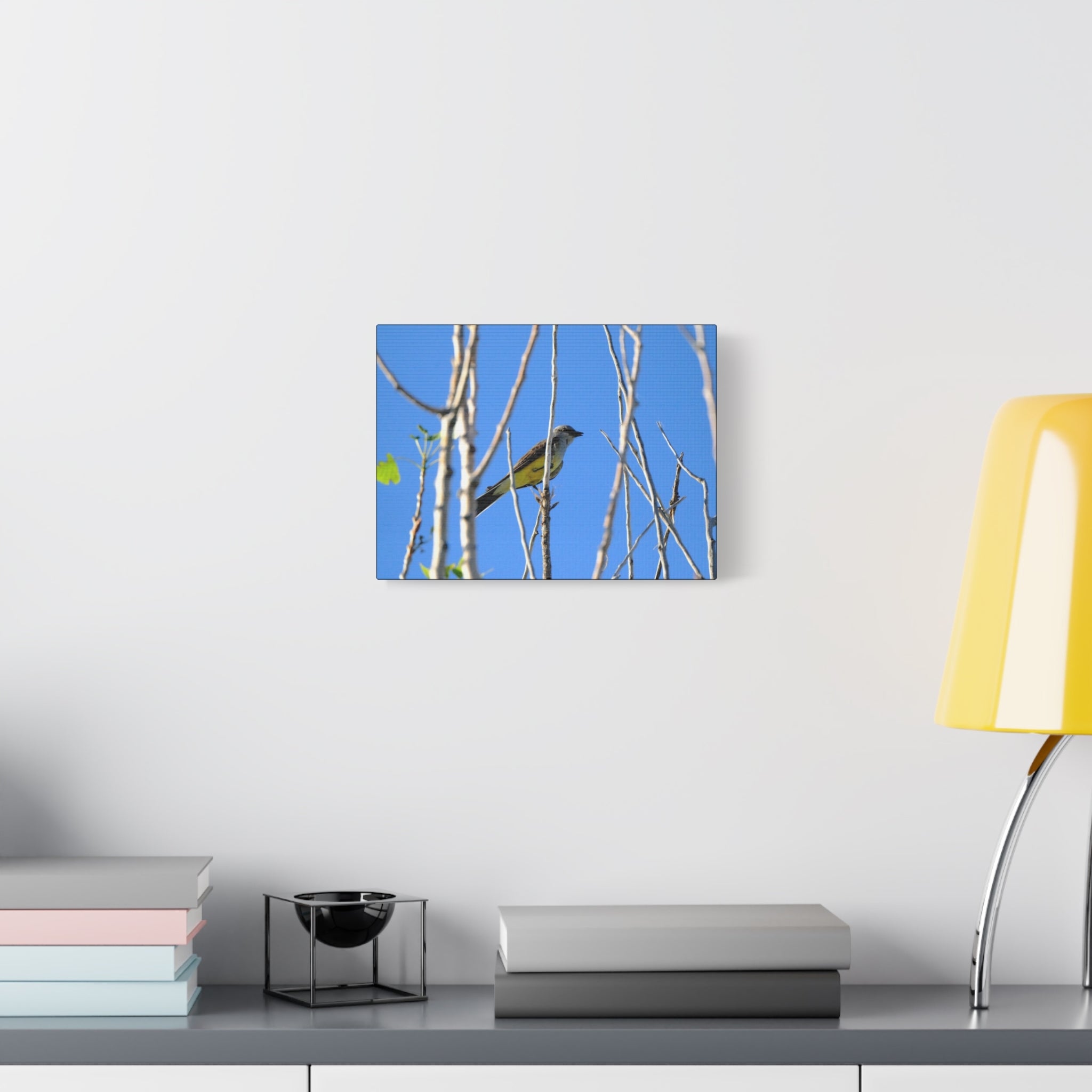 Western King Bird Horizontal Matte Canvas, Stretched, 1.25"