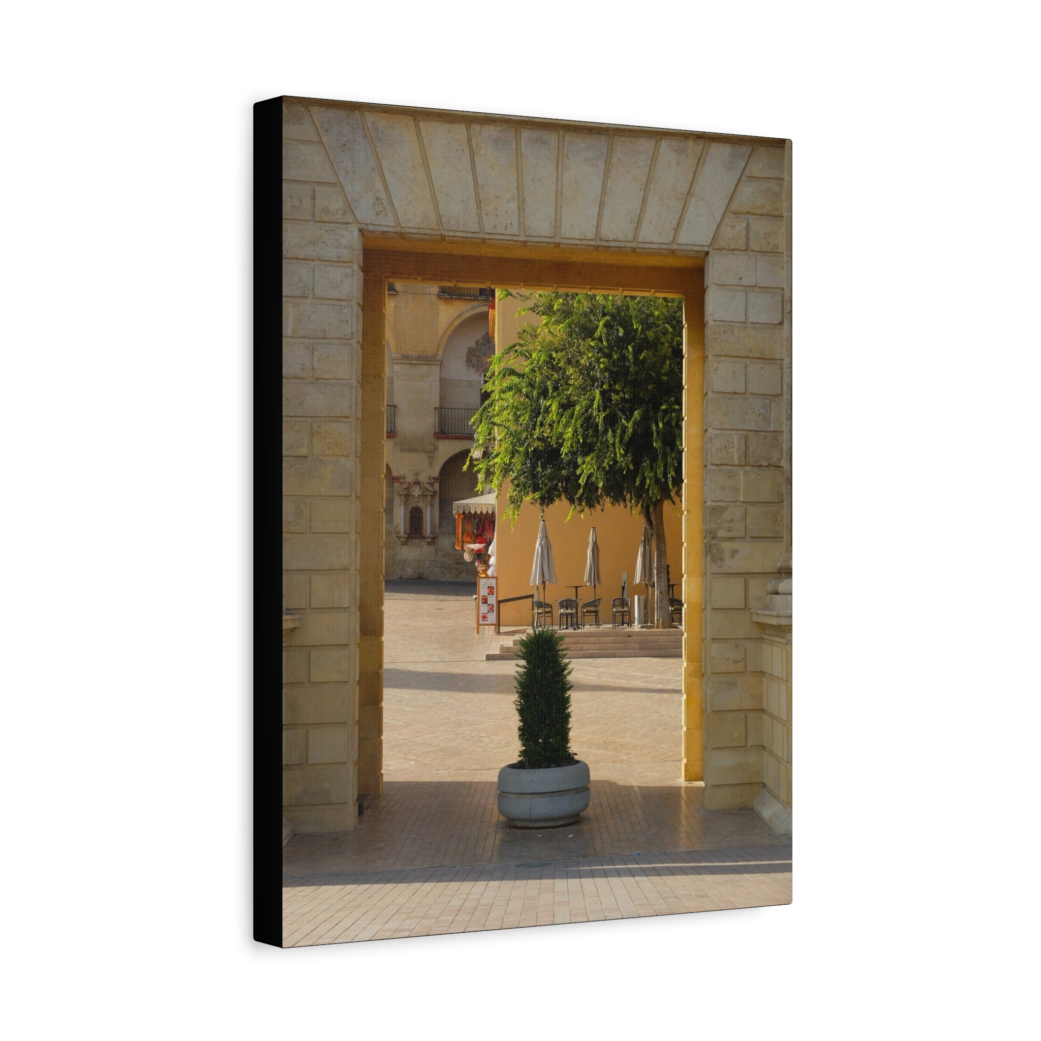 Spanish Archway Canvas Print — Stretched Matte Wall Art
