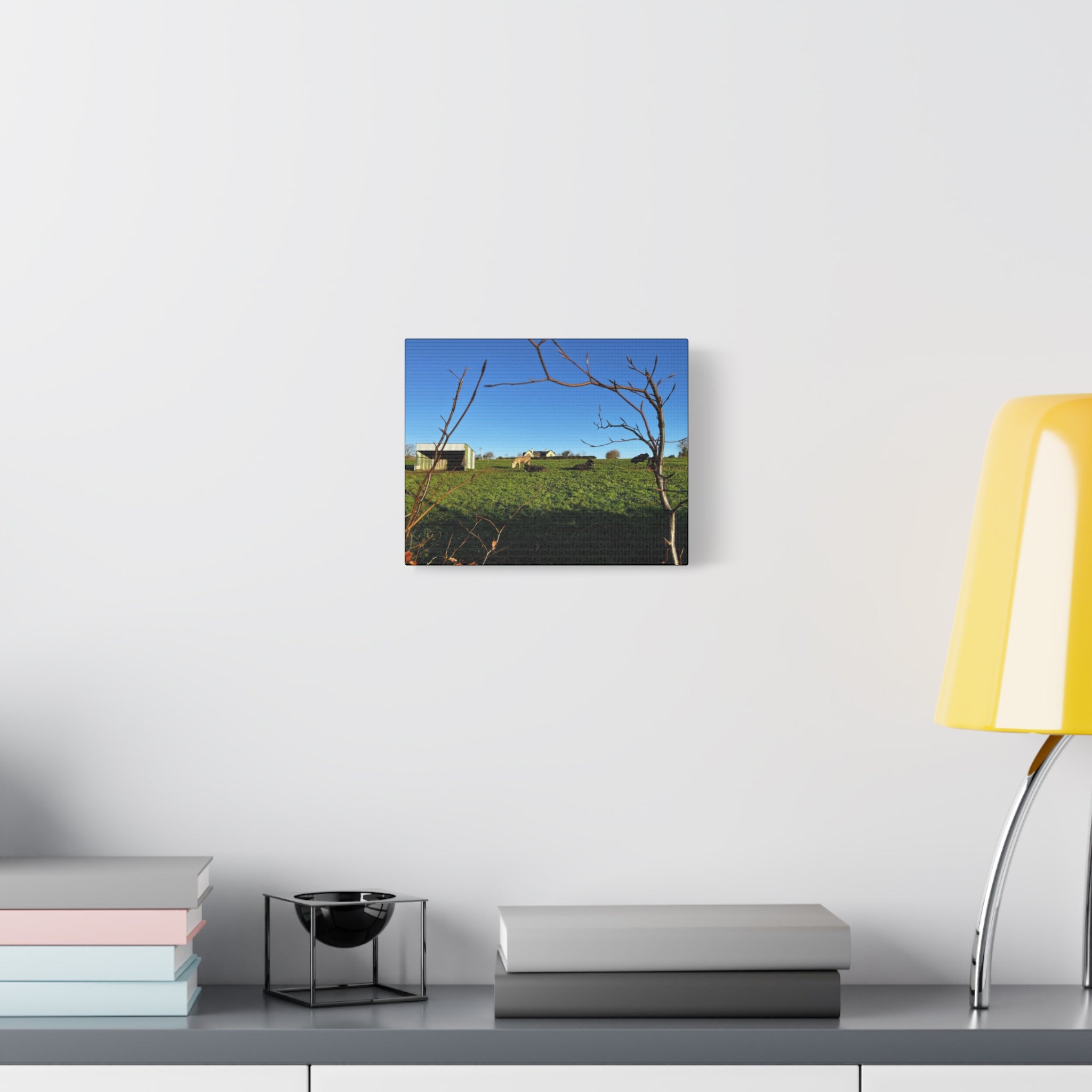 Irish Country Pasture Canvas Print — Matte Stretched Wall Art