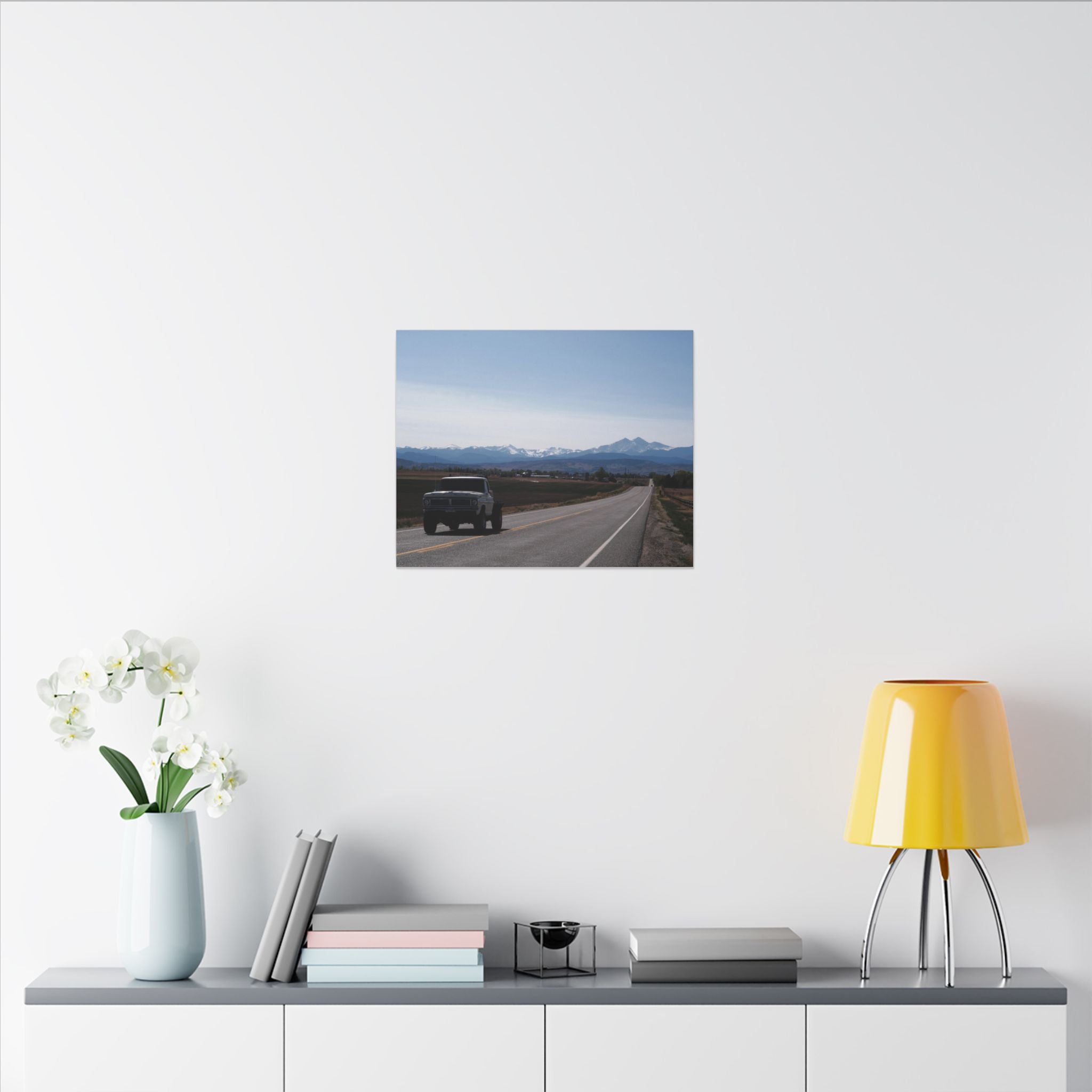 All roads lead to the mountains — Longmont Colorado Wall Art