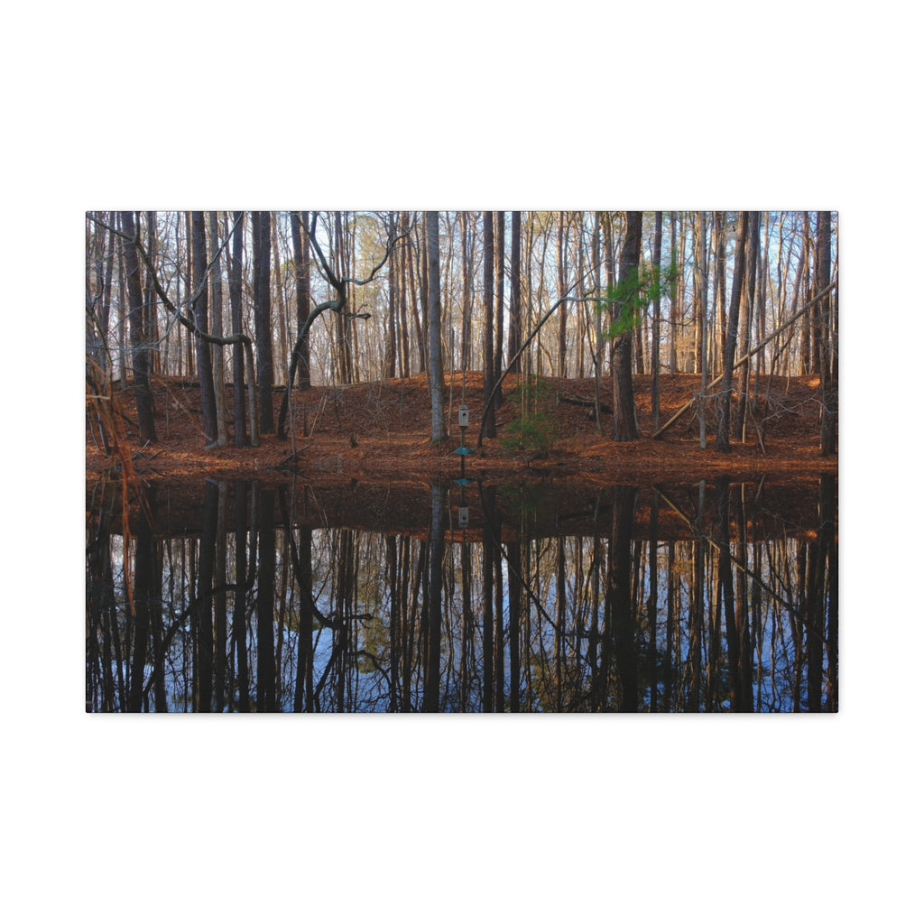 Woodland Reflection Matte Canvas Art – Stretched 1.25" Wall Decor