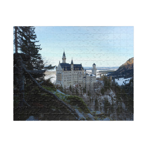 Castle Landscape Jigsaw Puzzle — Scenic Neuschwanstein Winter 252/520-Piece