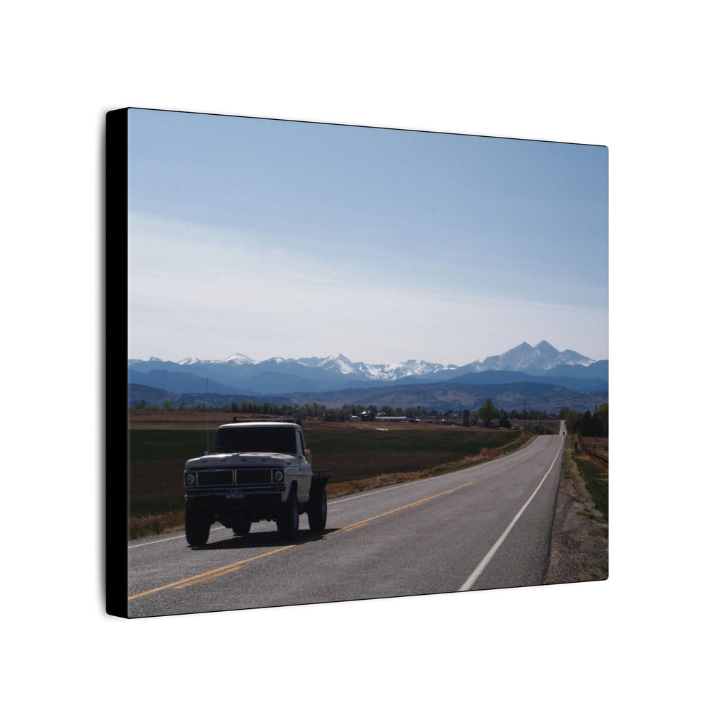 All roads lead to the mountains — Longmont Colorado Wall Art