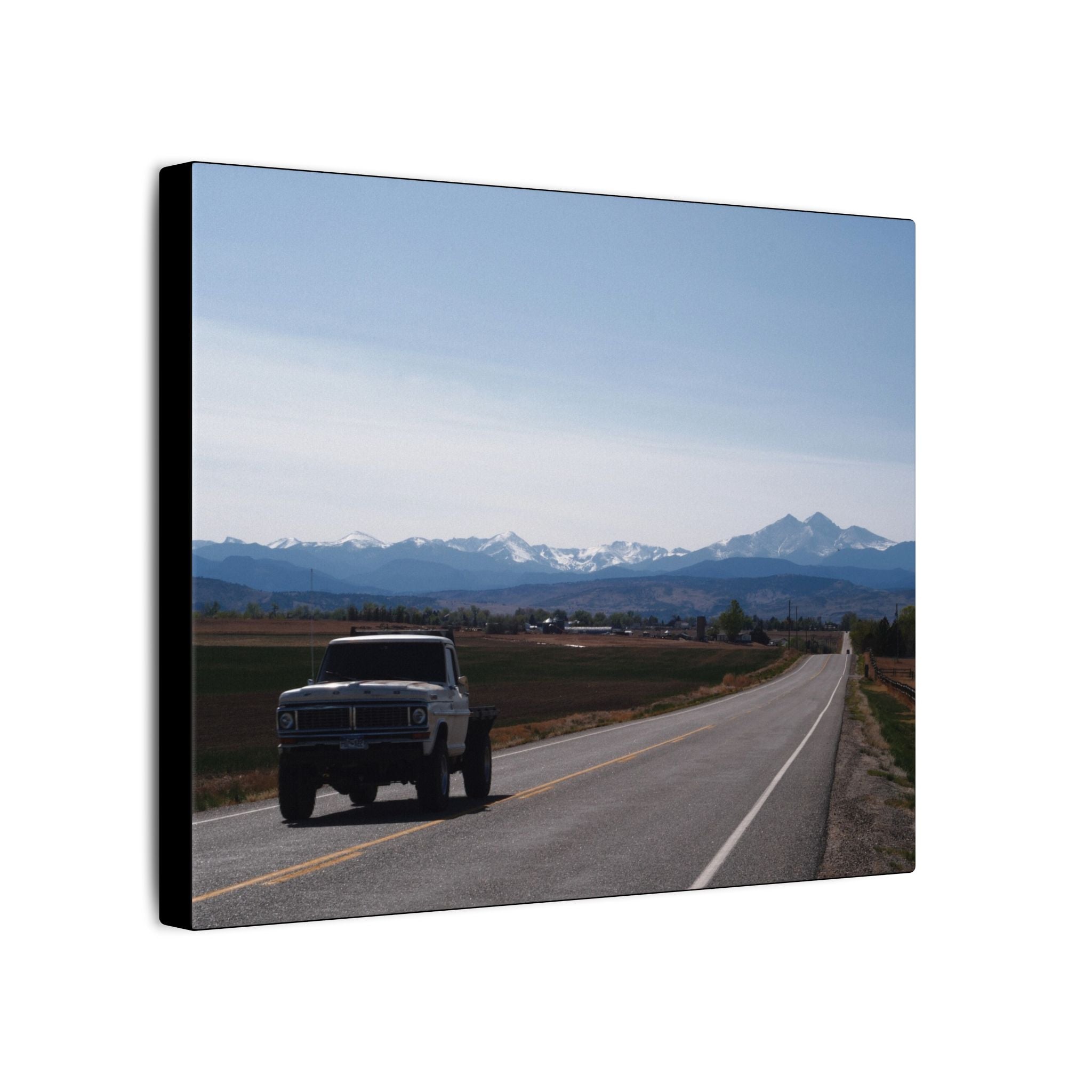All roads lead to the mountains — Longmont Colorado Wall Art