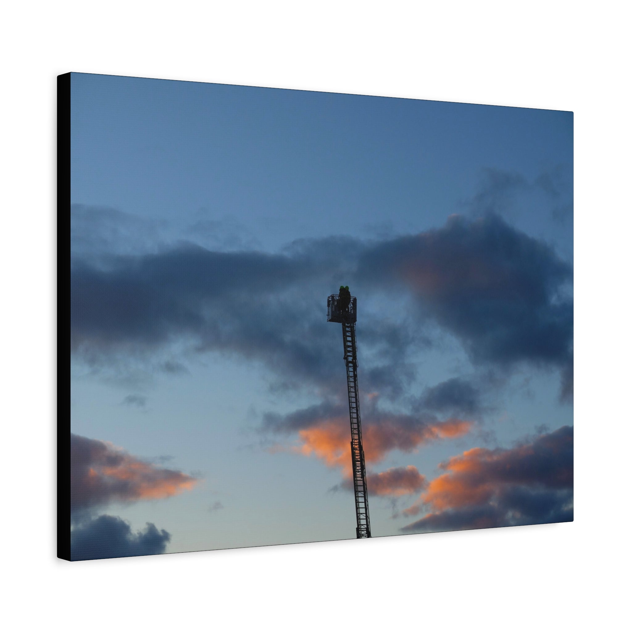 Fire In The Sky Canvas Print — Moody Sky Wall Art