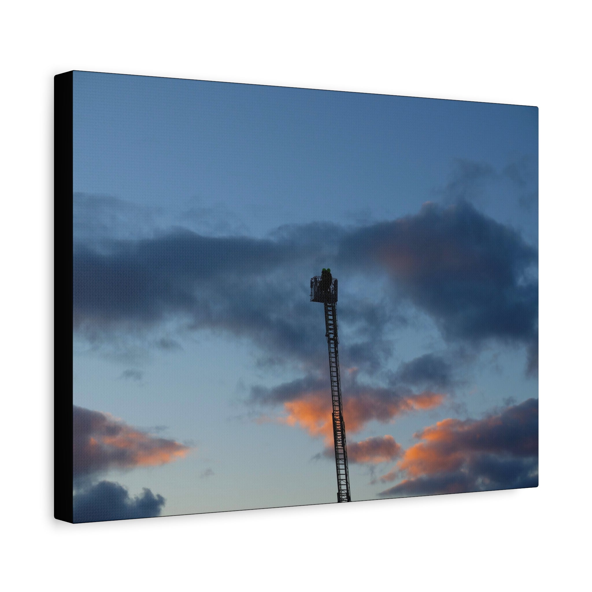 Fire In The Sky Canvas Print — Moody Sky Wall Art