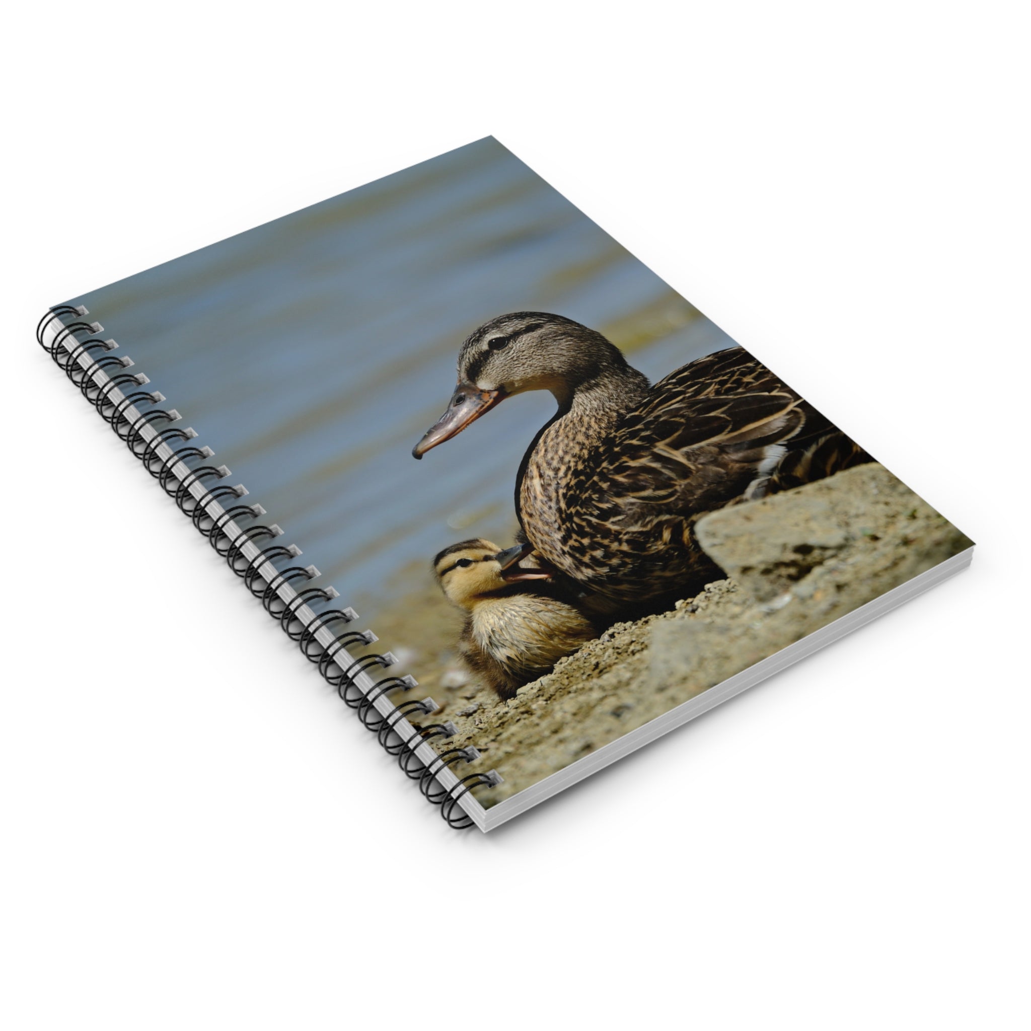 Duck & Duckling Spiral Notebook — Lined Journal for Nature Lovers