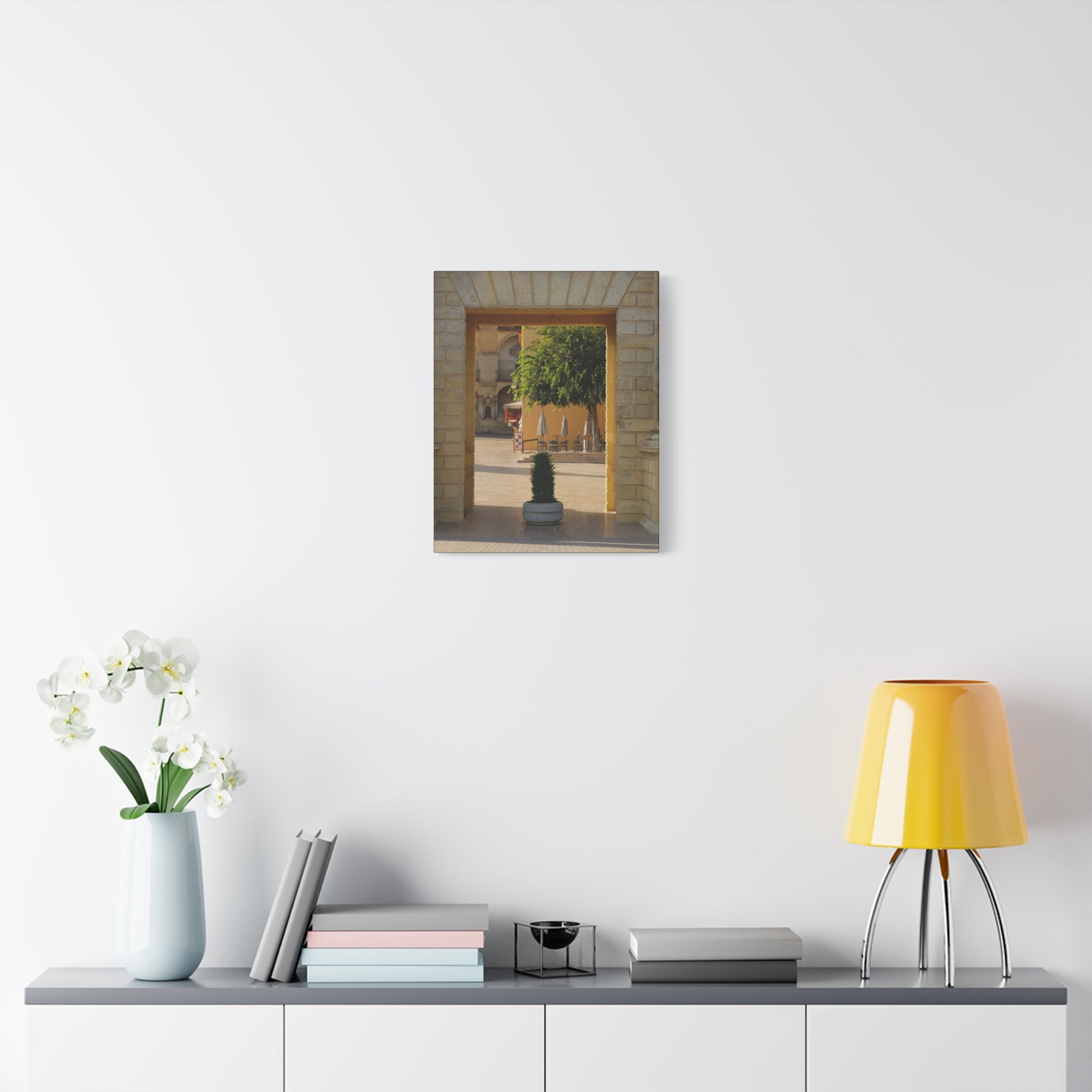 Spanish Archway Canvas Print — Stretched Matte Wall Art