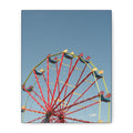 Ferris Wheel Canvas Wall Art – Vintage Carnival Photo Print