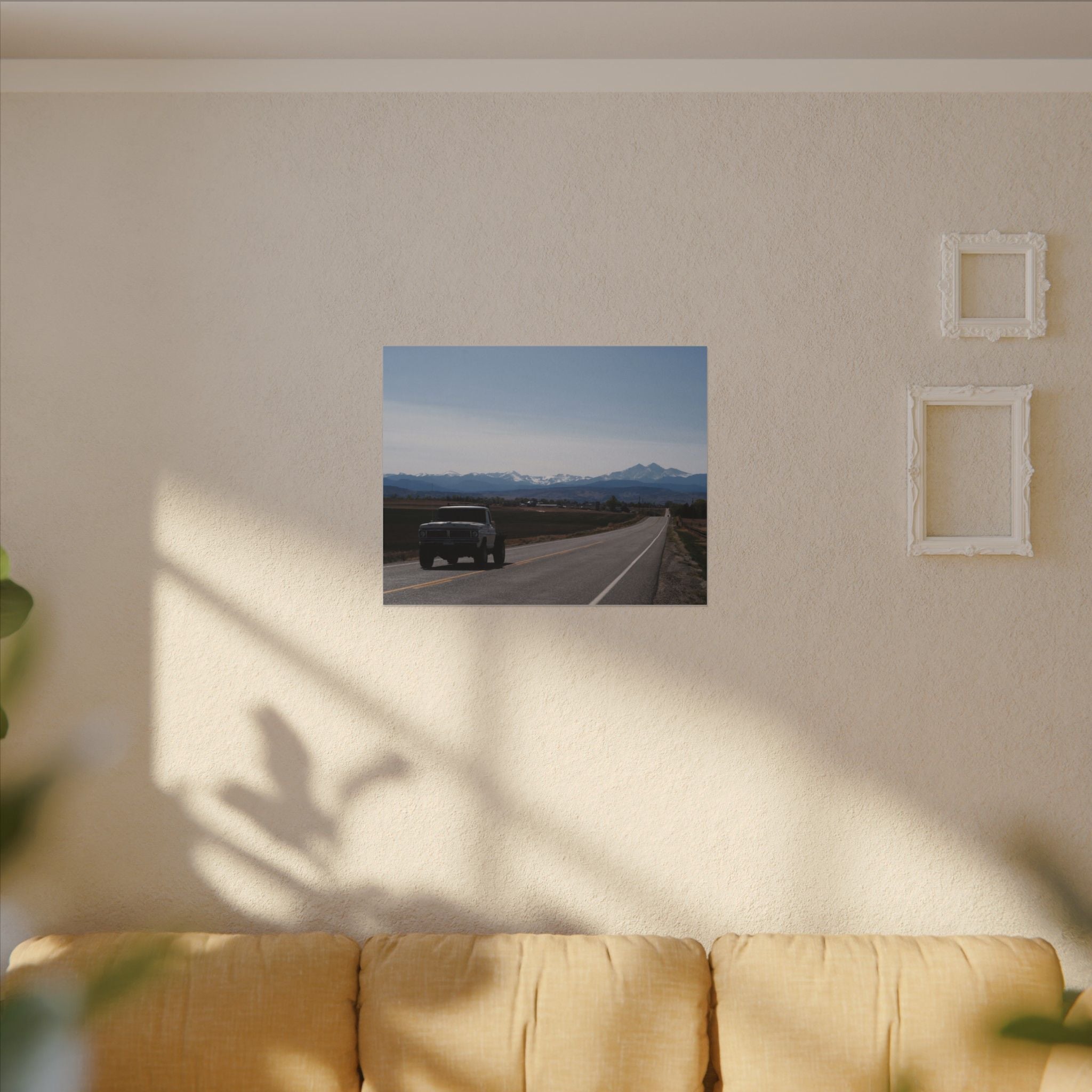 All roads lead to the mountains — Longmont Colorado Wall Art