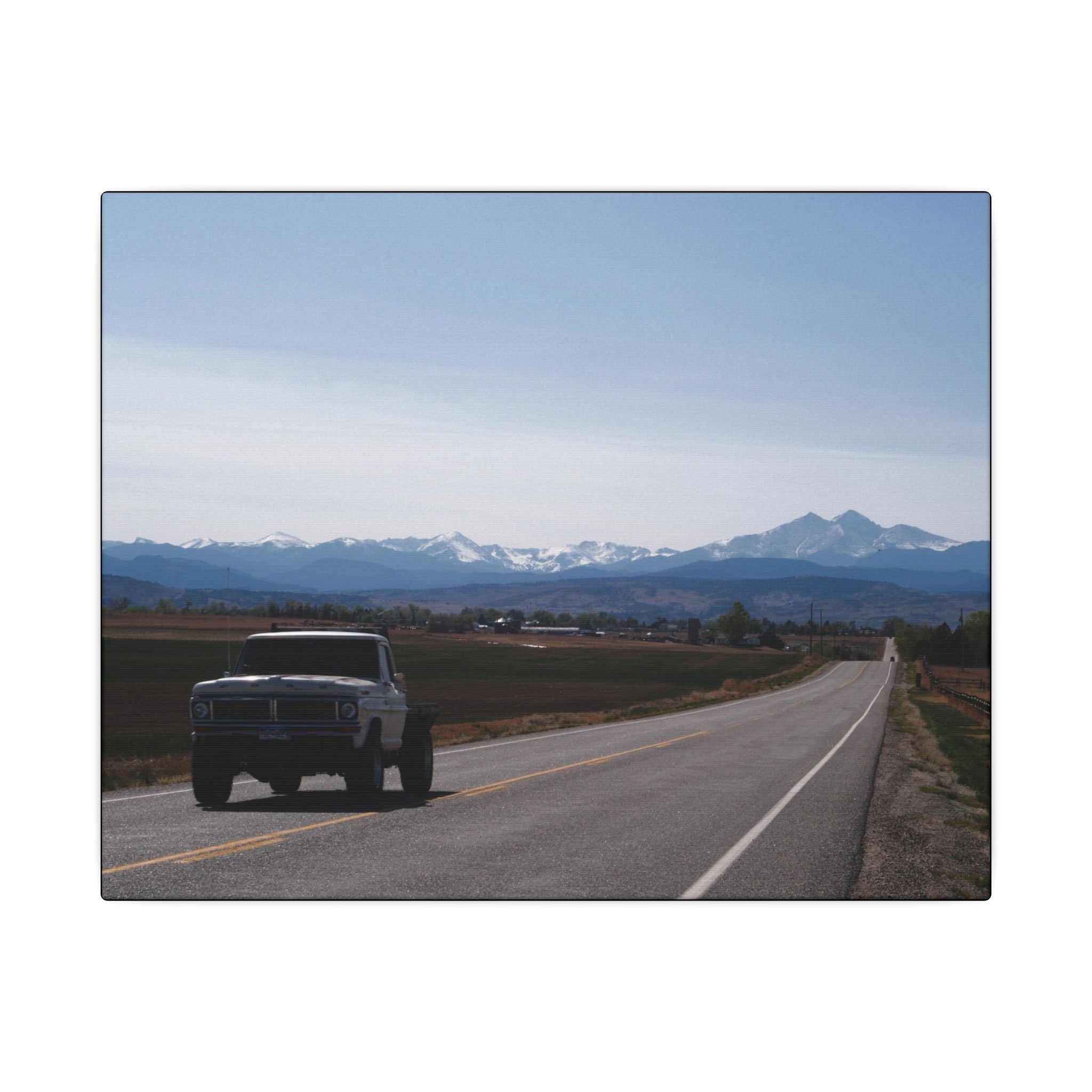All roads lead to the mountains — Longmont Colorado Wall Art