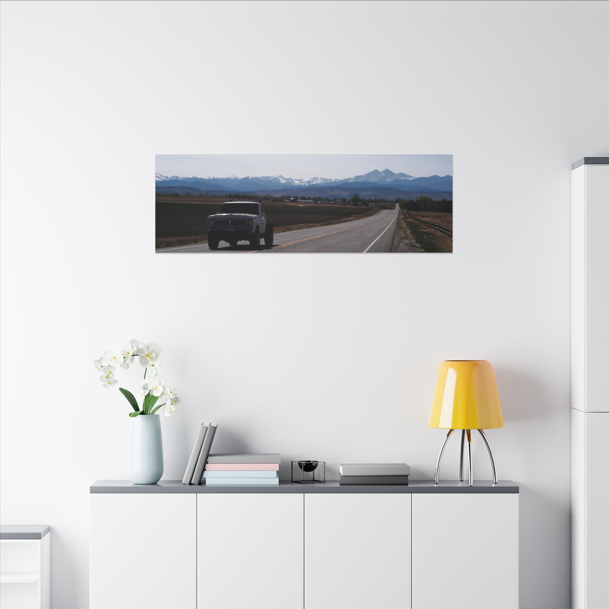 All roads lead to the mountains — Longmont Colorado Wall Art