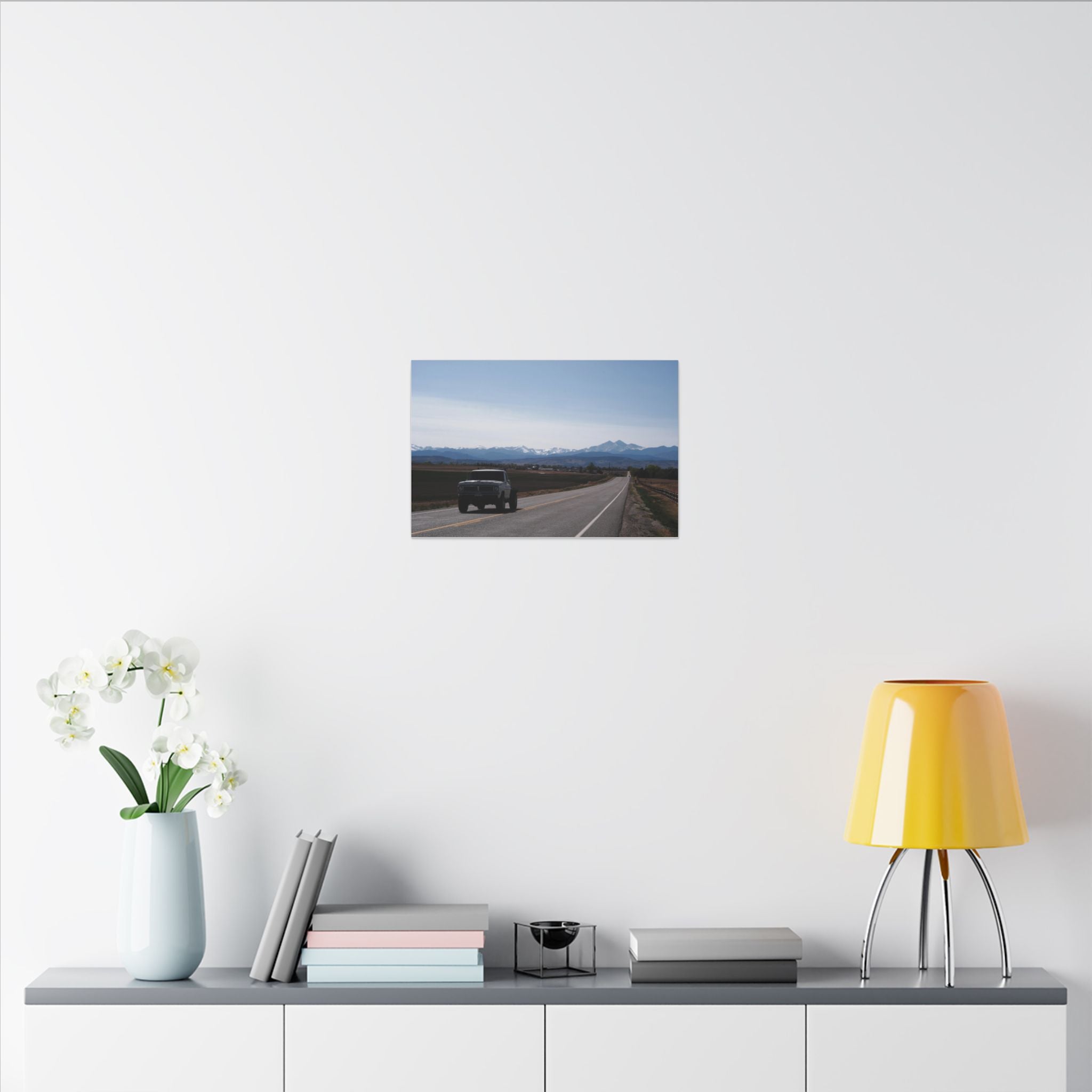 All roads lead to the mountains — Longmont Colorado Wall Art