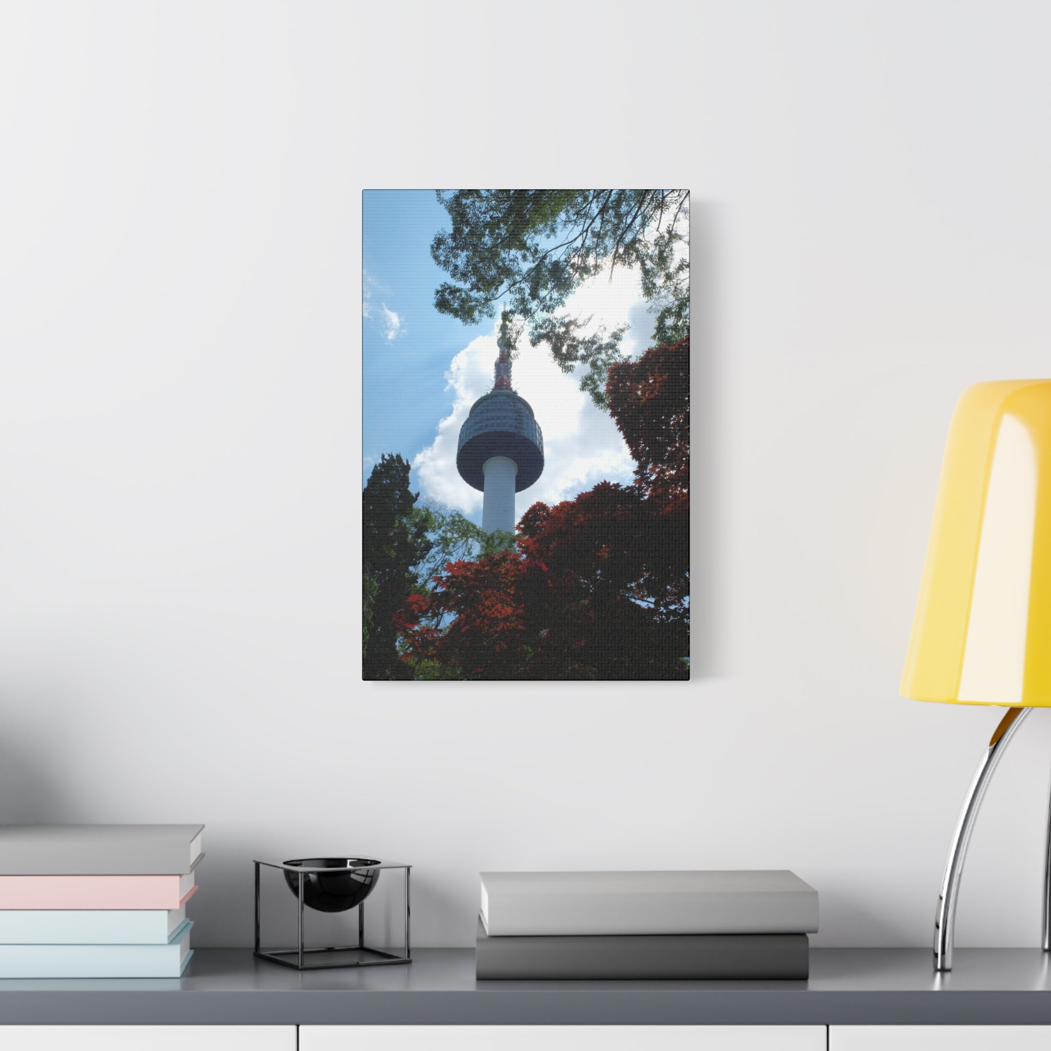 Seoul N Tower Canvas Print — Matte Stretched Wall Art