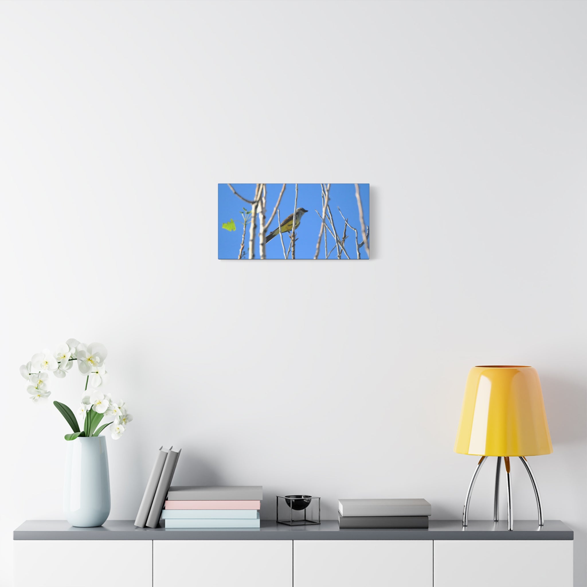 Western King Bird Horizontal Matte Canvas, Stretched, 1.25"
