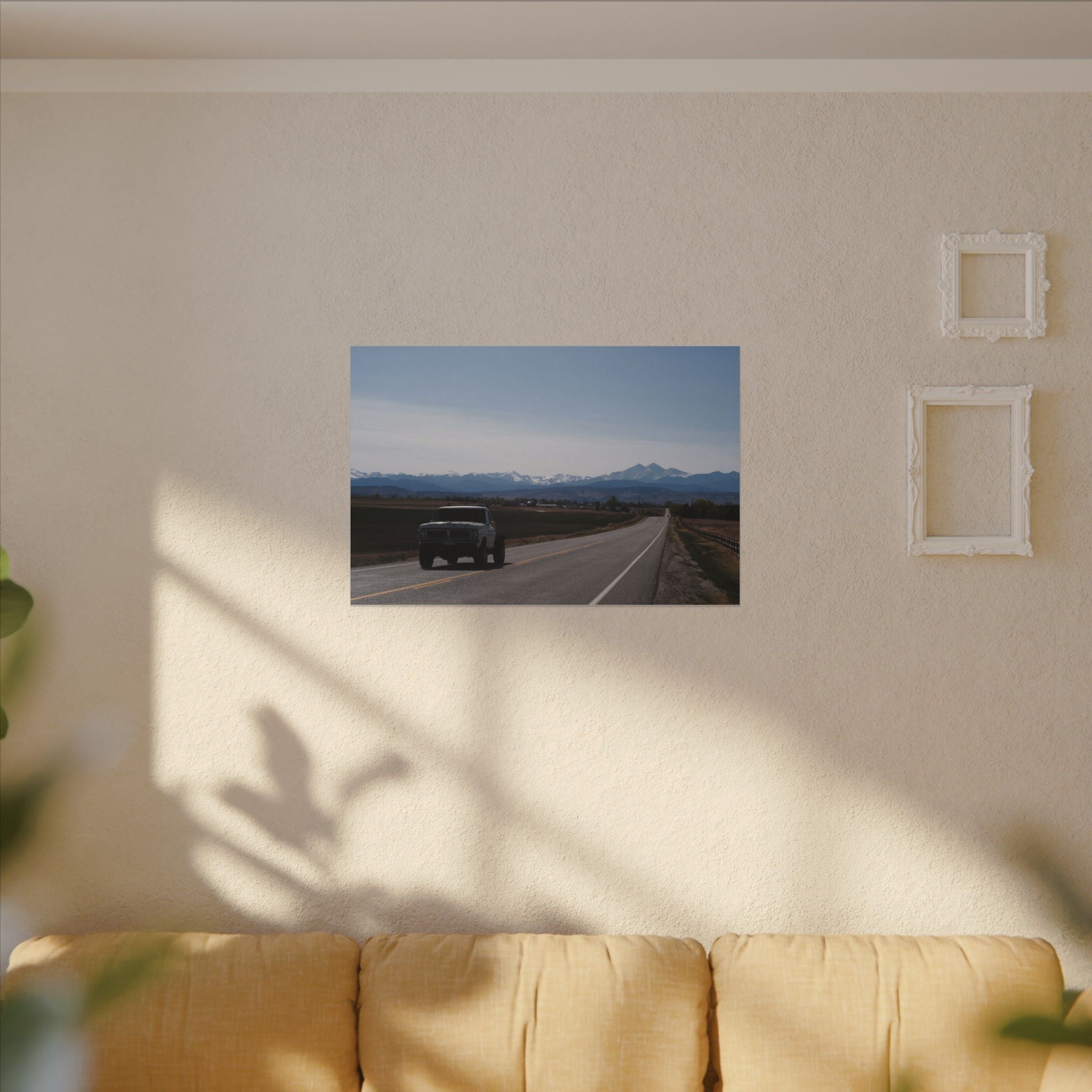 All roads lead to the mountains — Longmont Colorado Wall Art