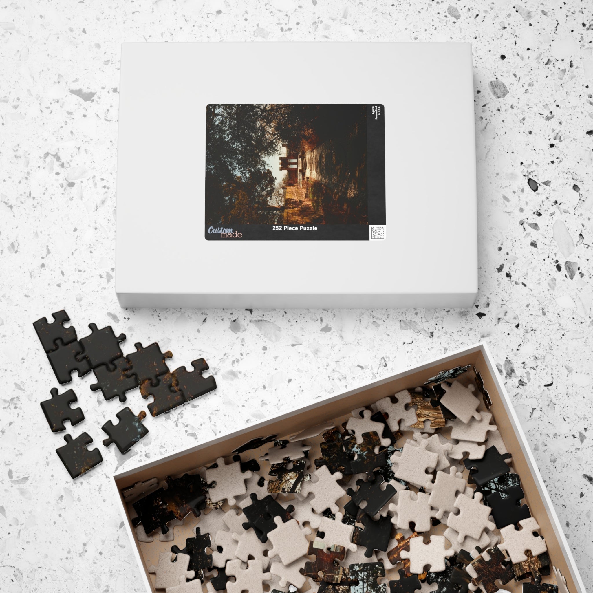 Scenic Ruins Landscape Puzzle — 110/252/520/1014-Piece Jigsaw