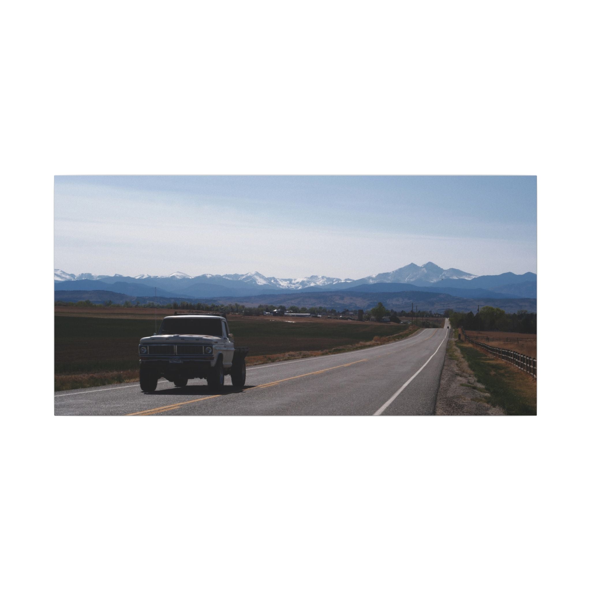 All roads lead to the mountains — Longmont Colorado Wall Art