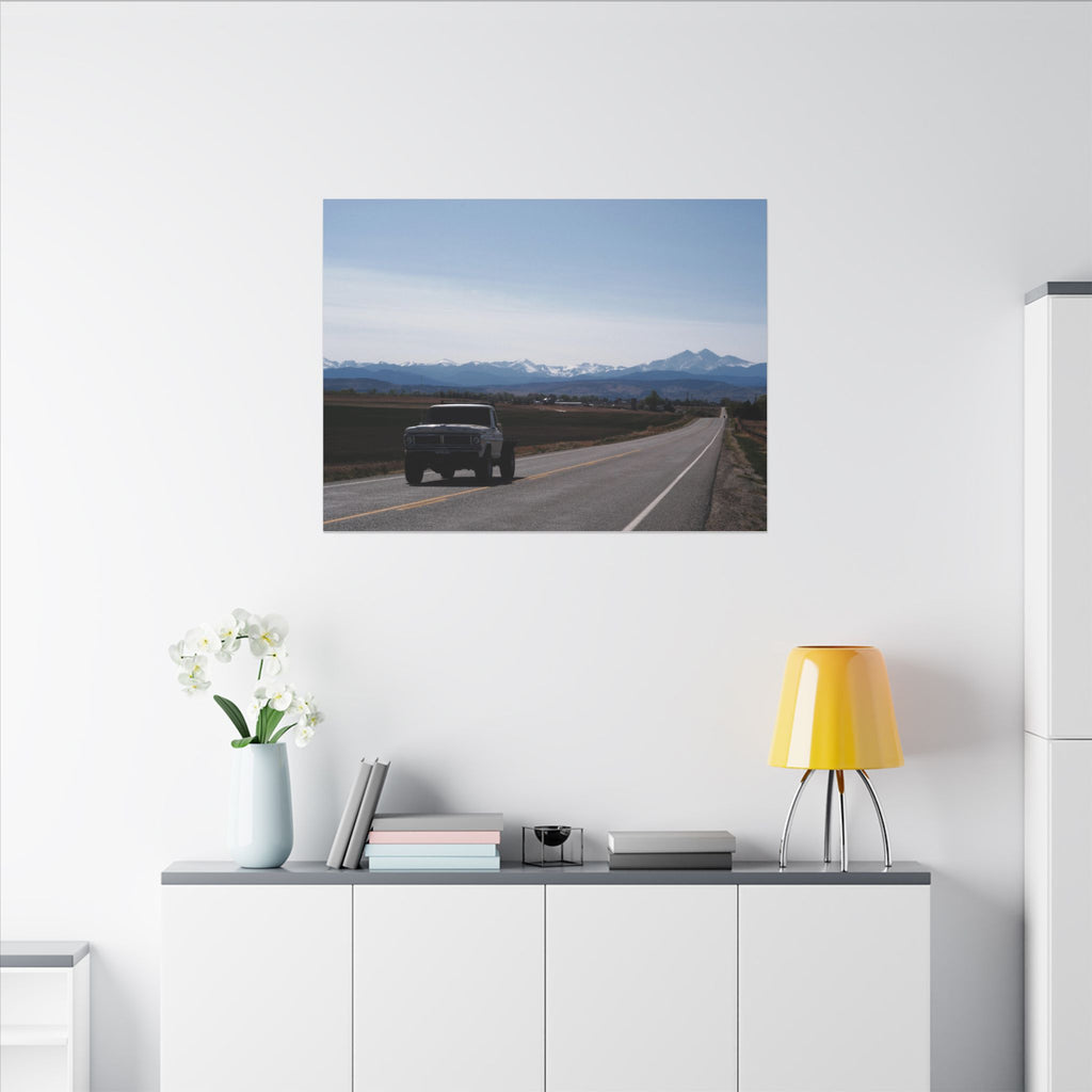 All roads lead to the mountains — Longmont Colorado Wall Art