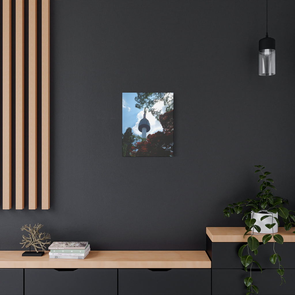 Seoul N Tower Canvas Print — Matte Stretched Wall Art